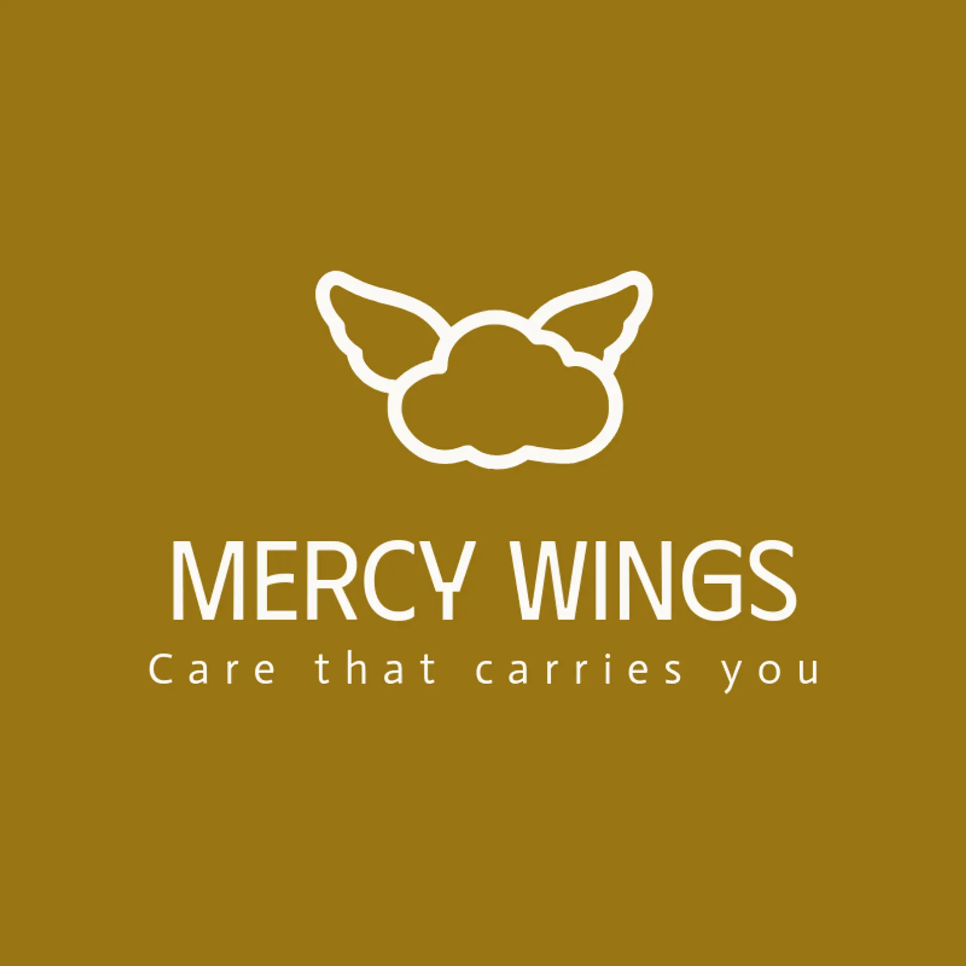 Mercy Wings logo for angel