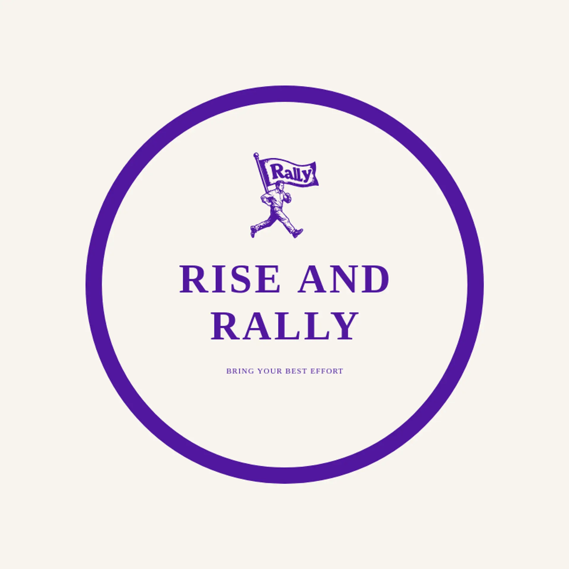 Rise and Rally logo for training