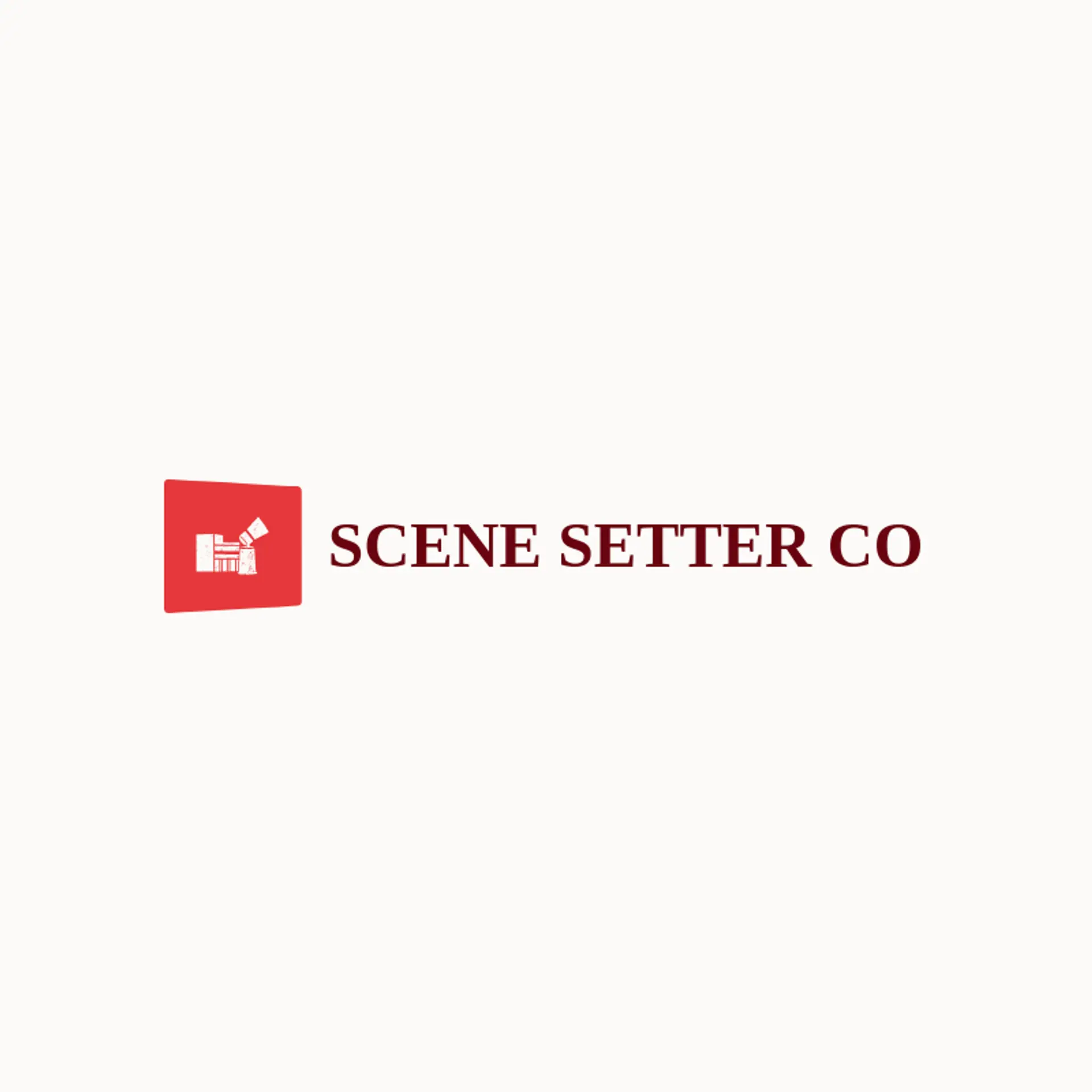 Scene Setter Co logo for movie studio