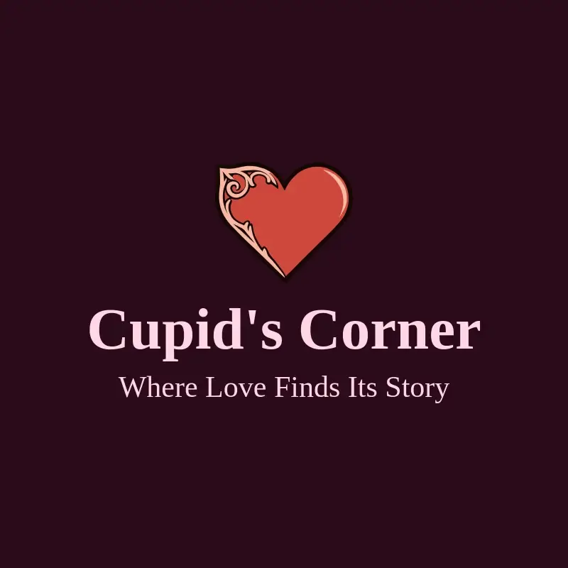 The magazine name Cupid's Corner as a branded logo with a color icon