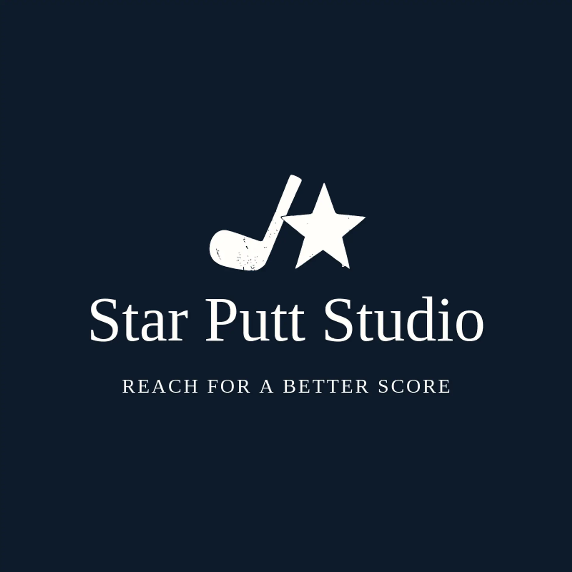 Star Putt Studio logo for mini golf