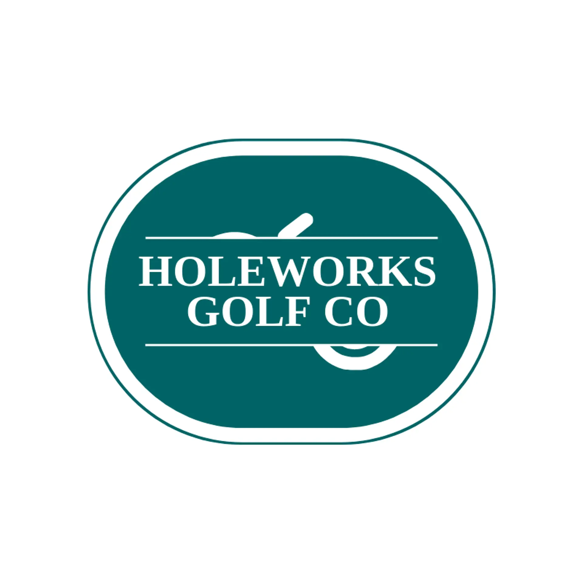 Holeworks Golf Co logo for hole