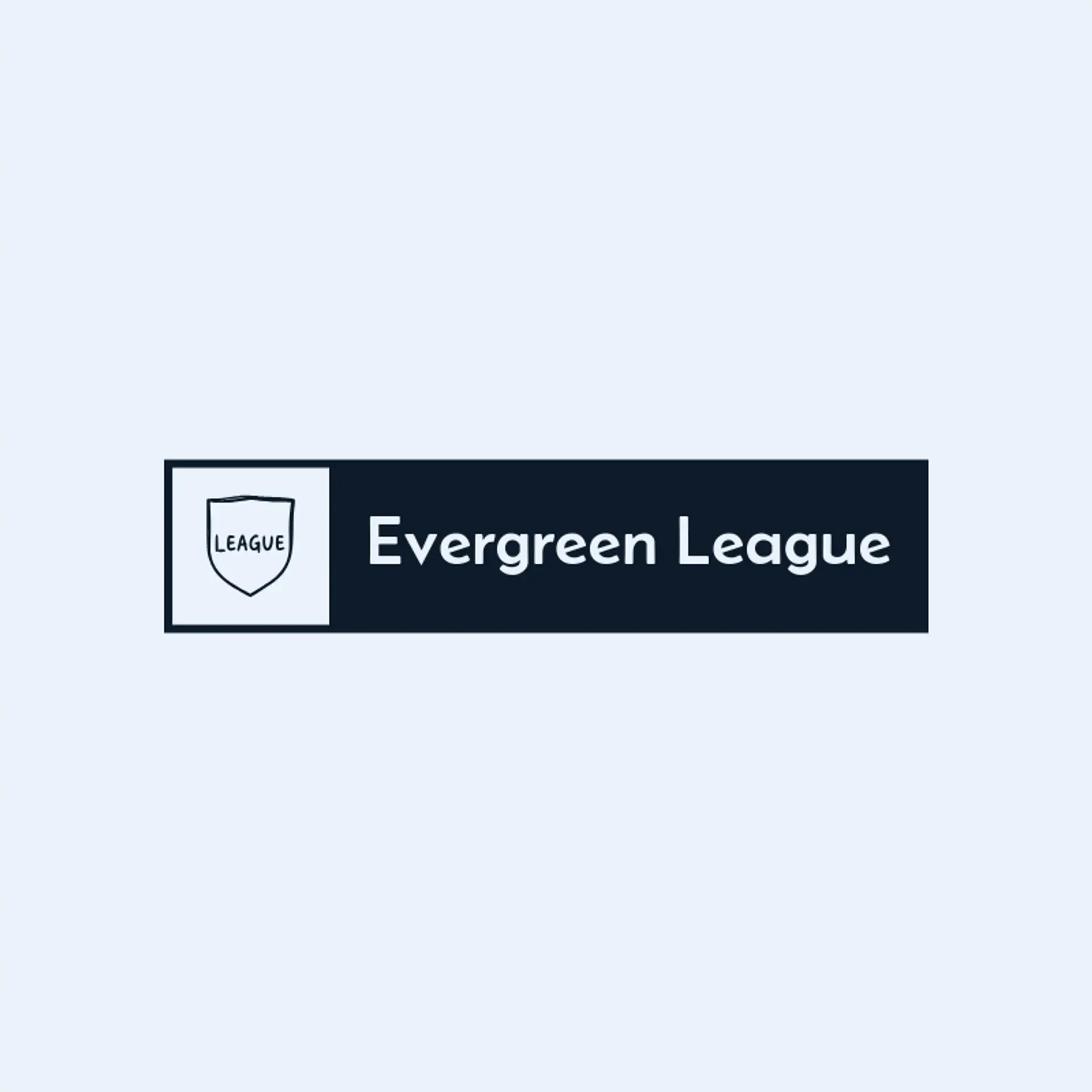 Evergreen League logo for league