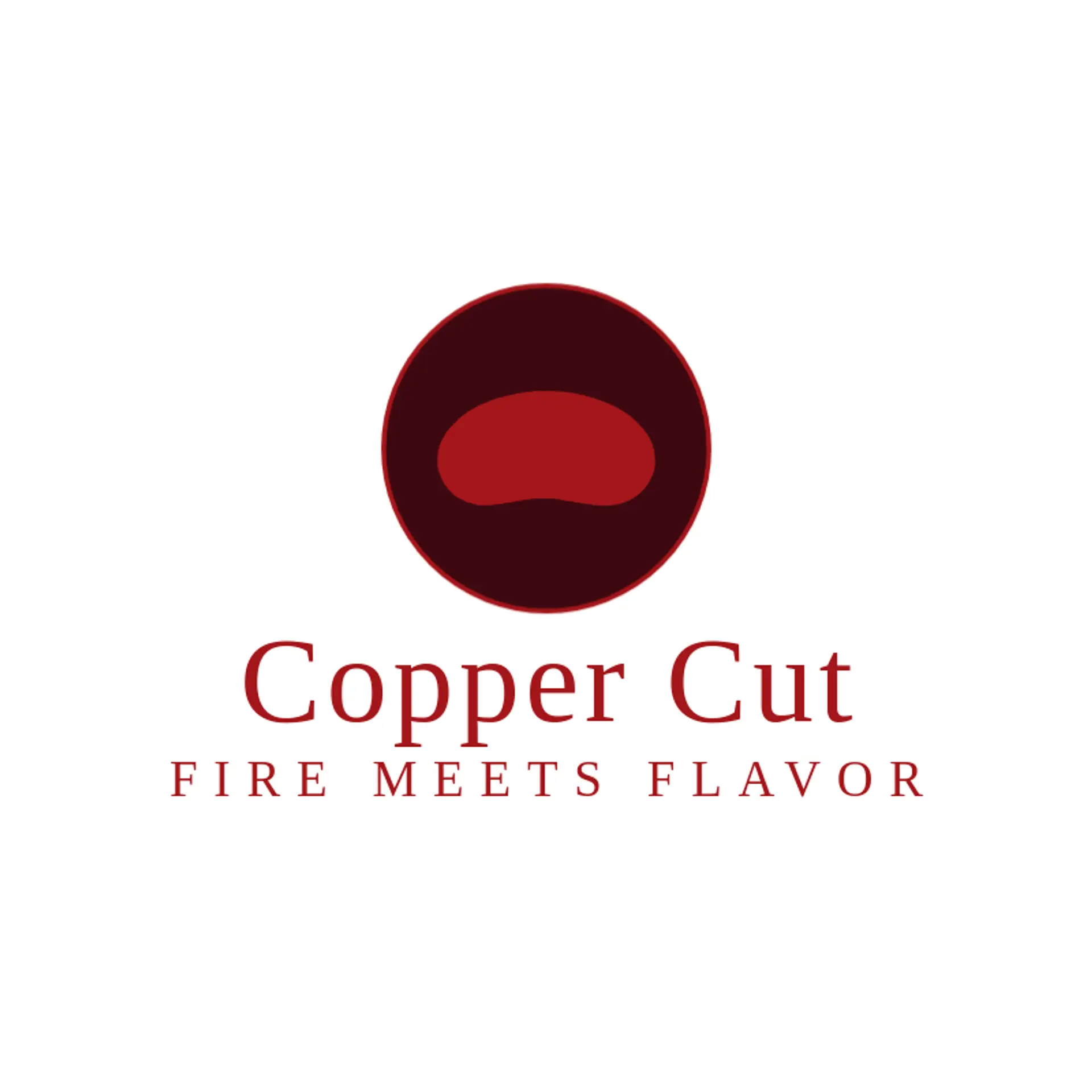 Copper Cut logo for steakhouse