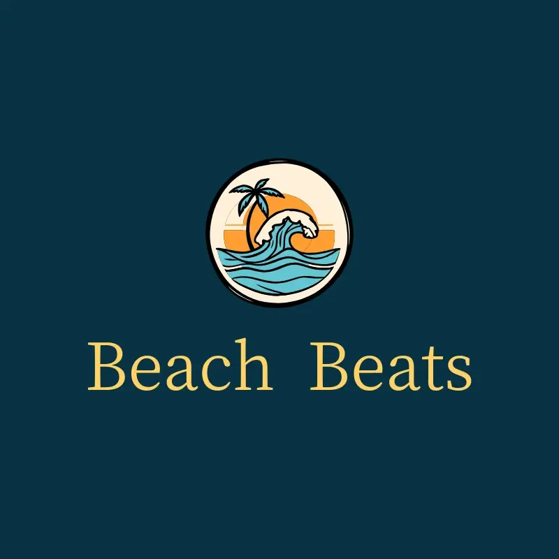 The record label name Beach Beats as a branded logo with a color icon