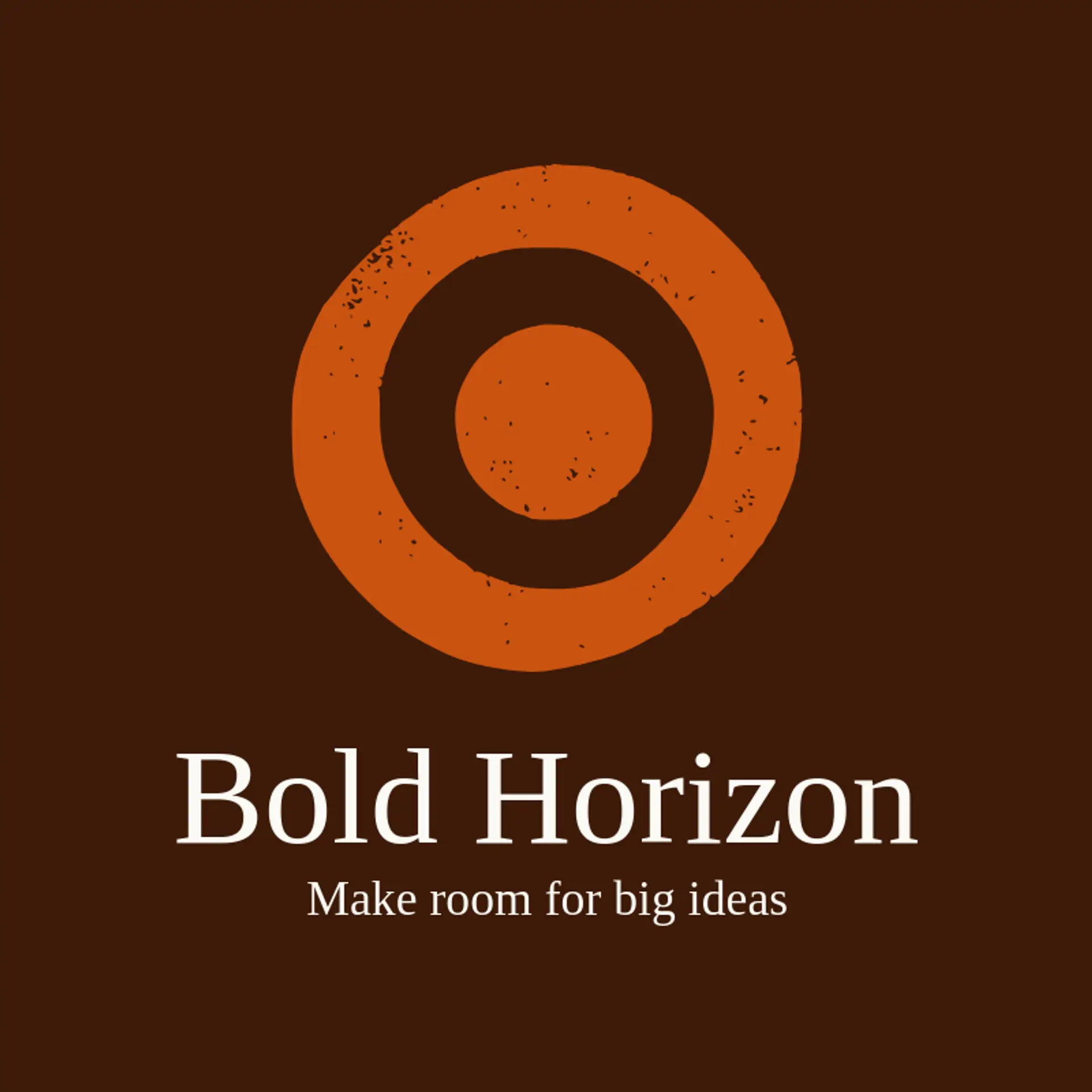 Bold Horizon logo for goal