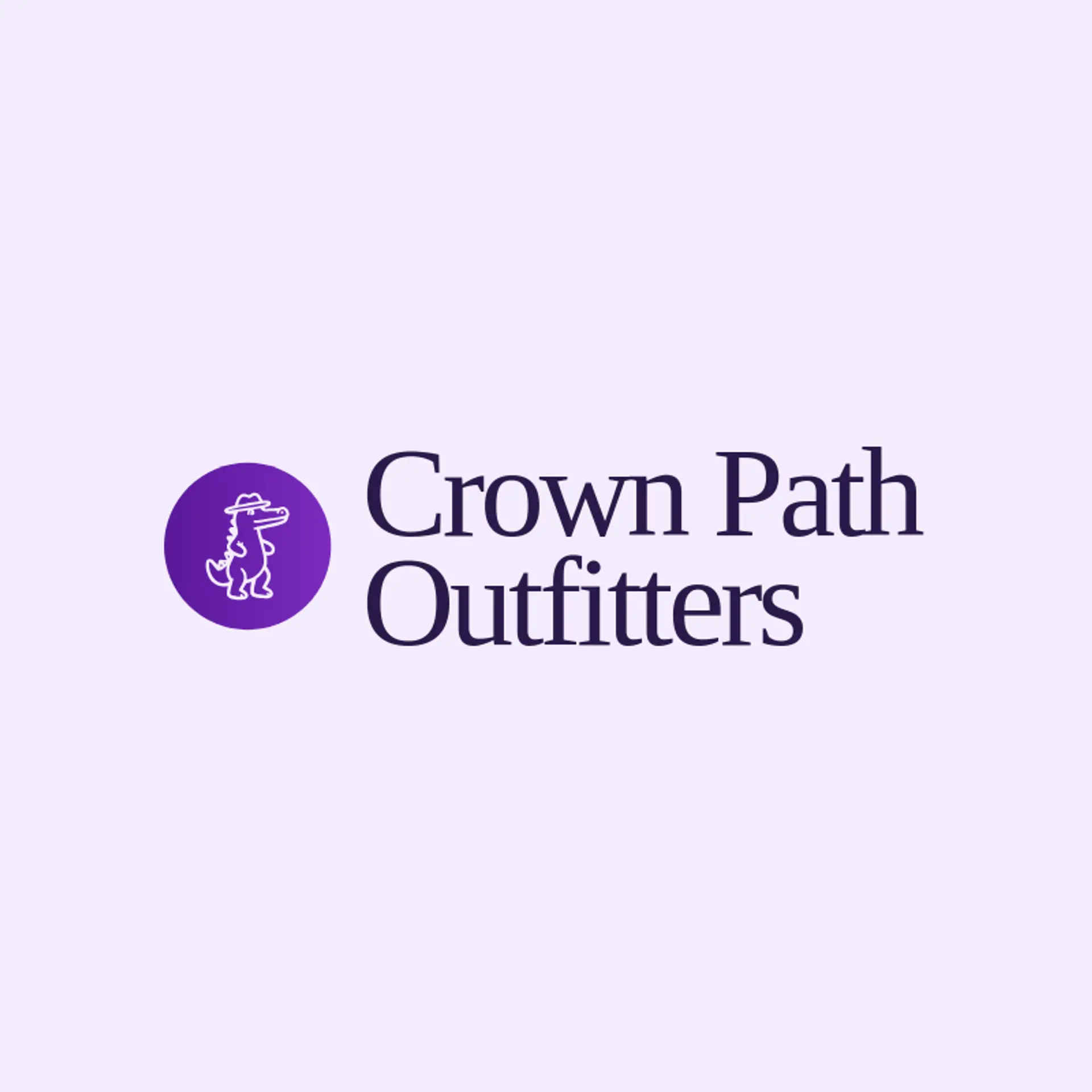 Crown Path Outfitters logo for Fedora Logo Ideas
