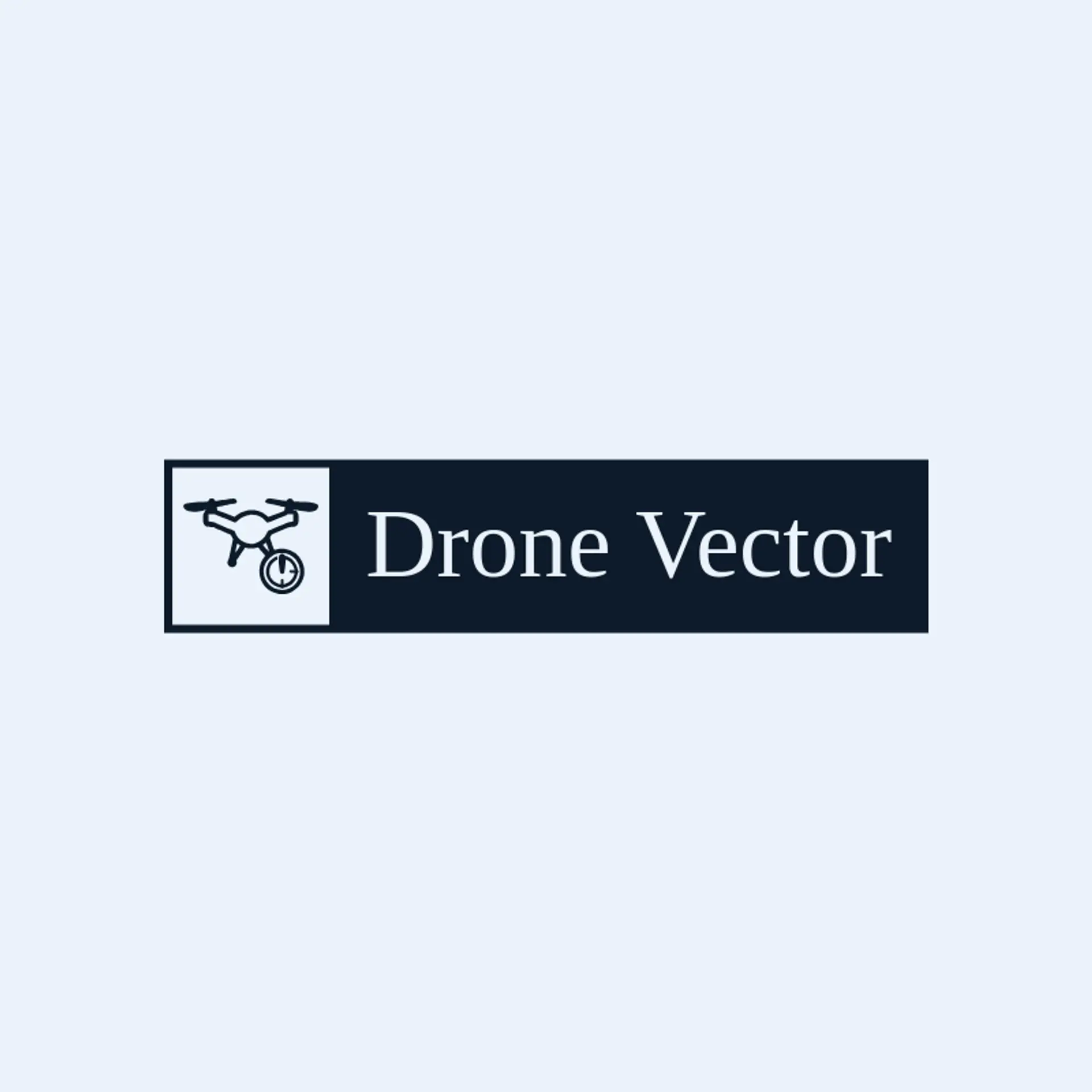 Drone Vector logo for robotics