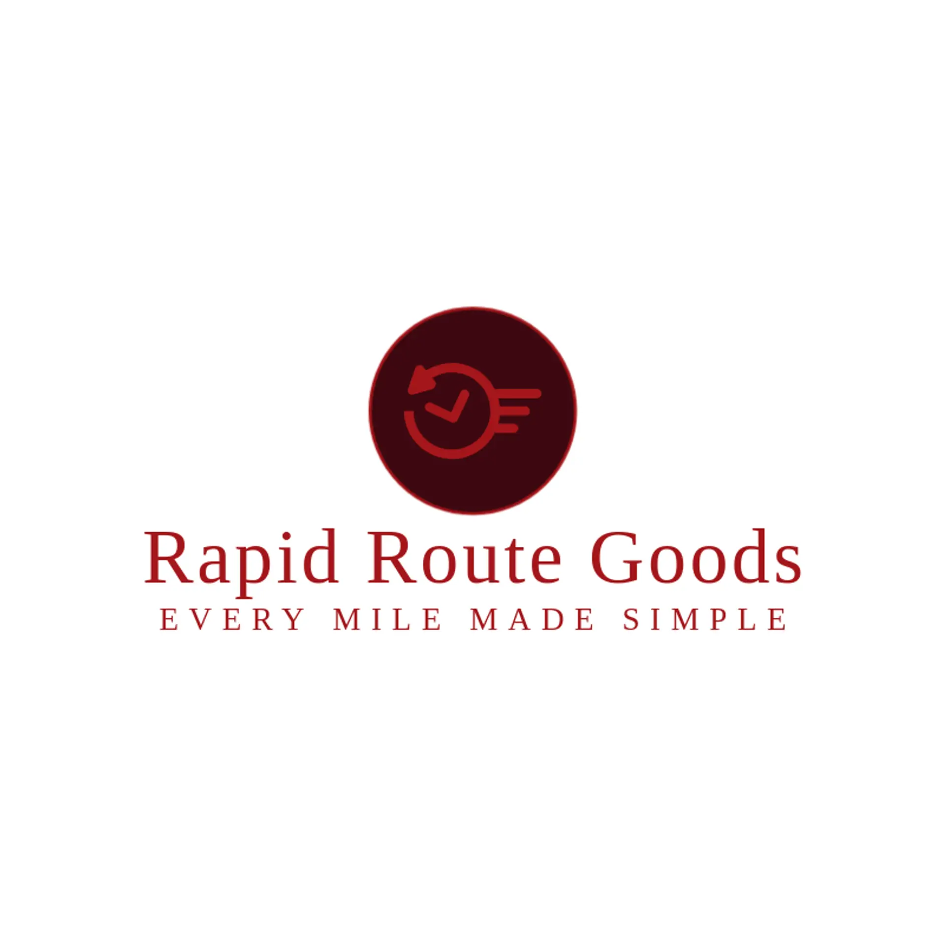 Rapid Route Goods logo for express