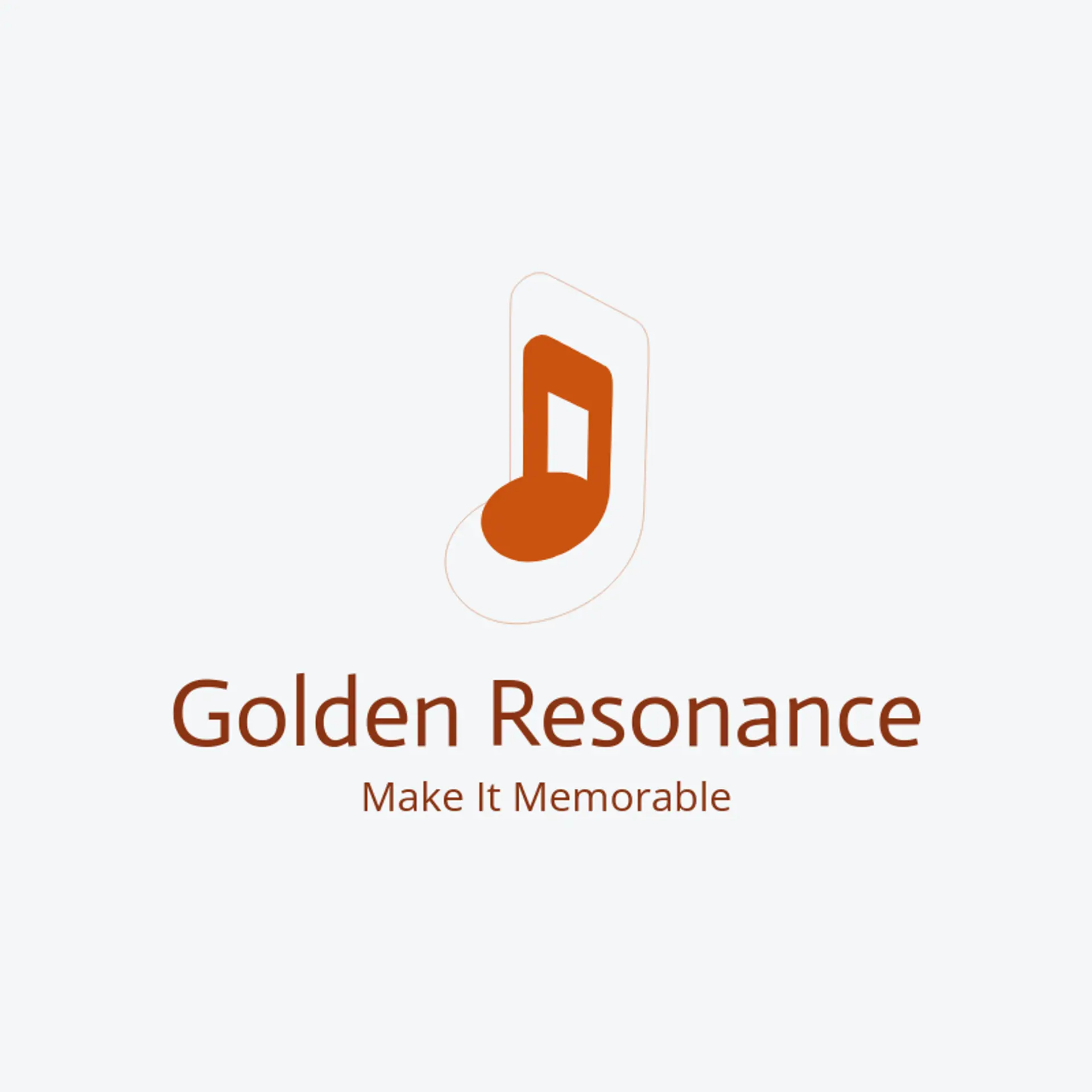 Golden Resonance logo for sound