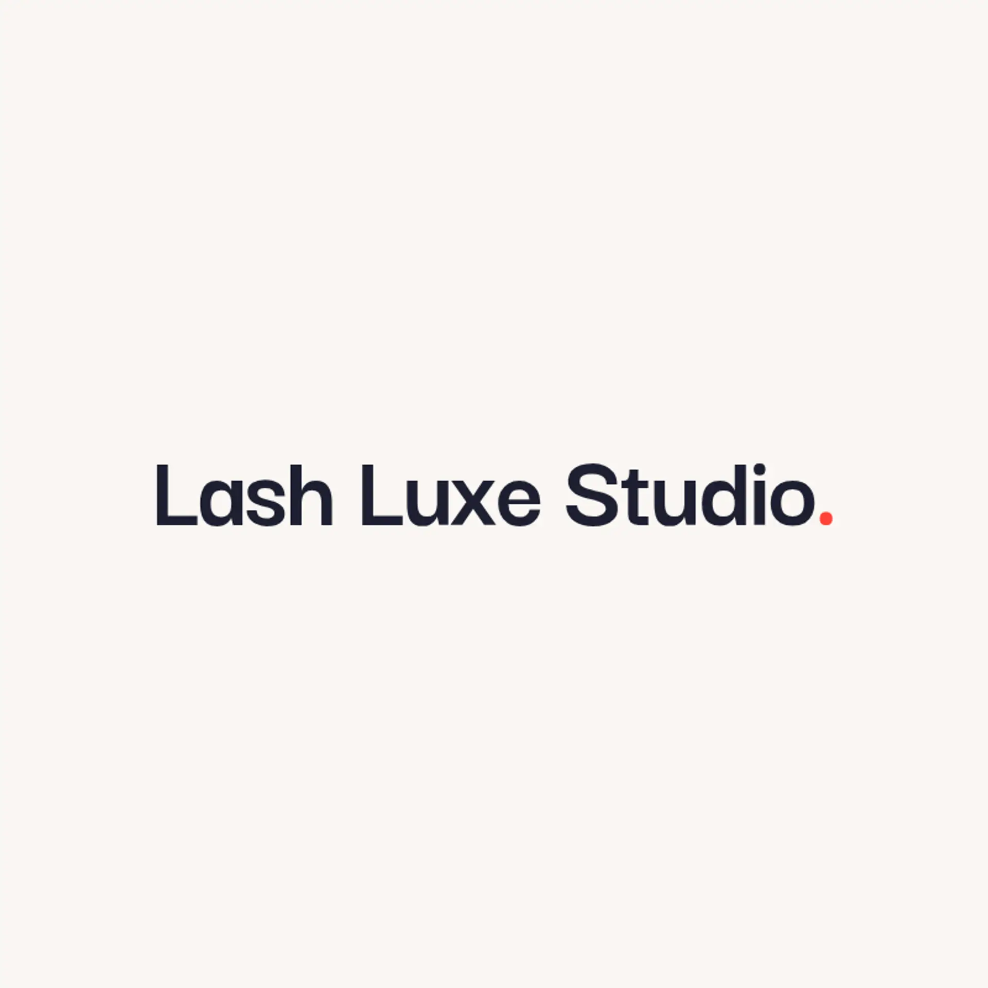 Lash Lux Studio logo for lash tech