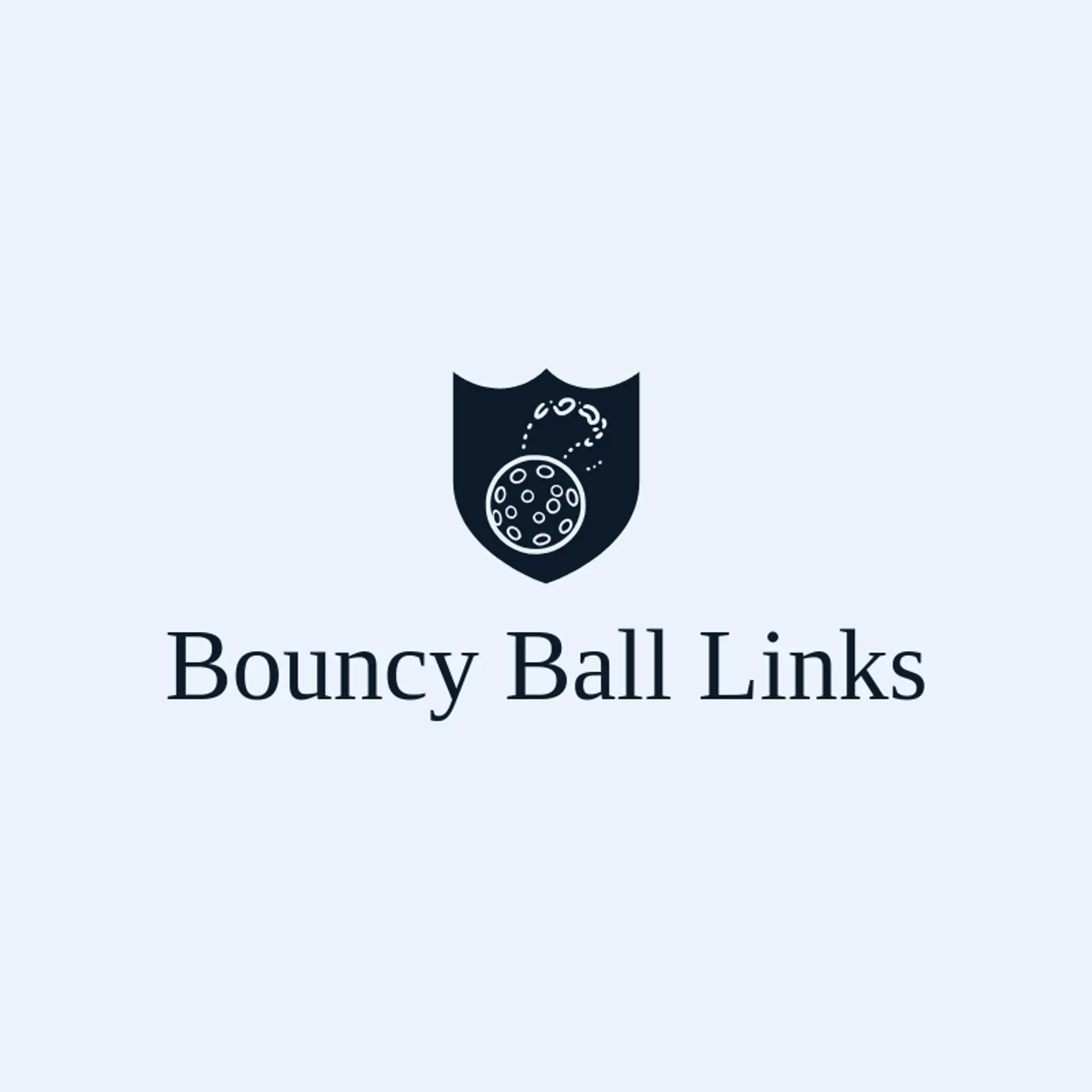 Bouncy Ball Links logo for mini golf