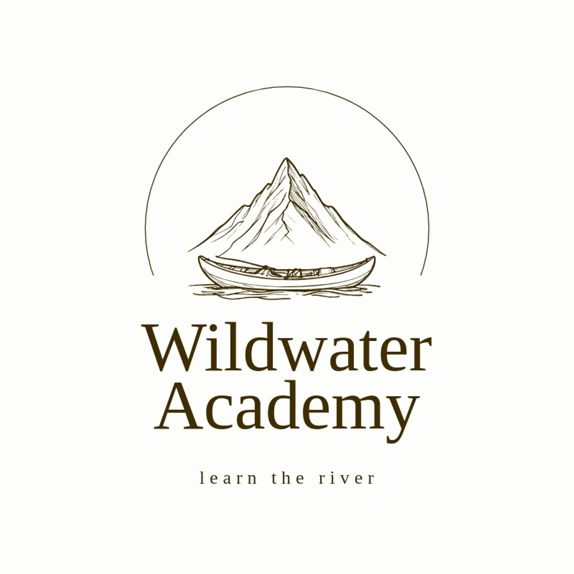 Wildwater Academy logo for kayak