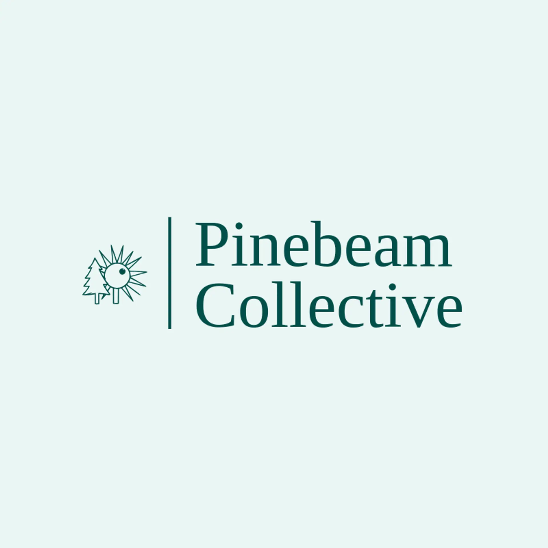 Pinebeam Collective logo for pine tree