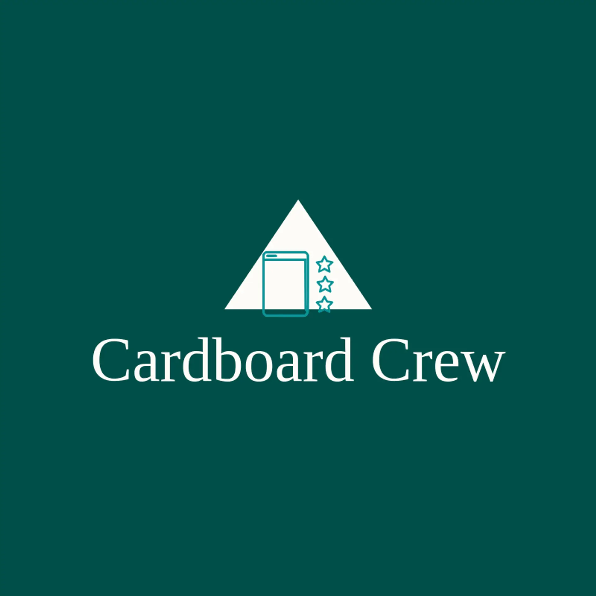 Cardboard Crew logo for trading card