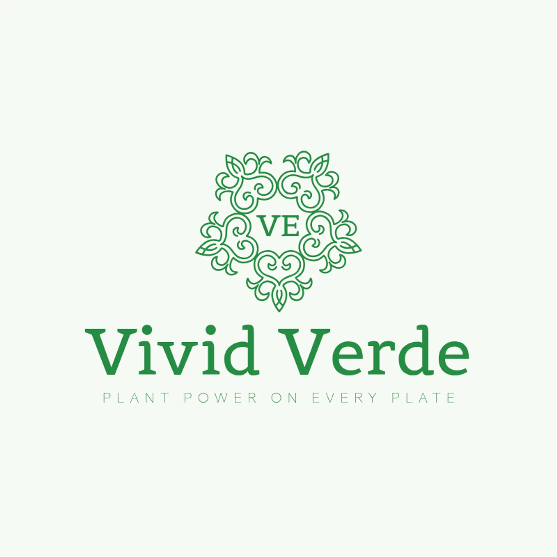 Greens & Goodness logo for vegan restaurant