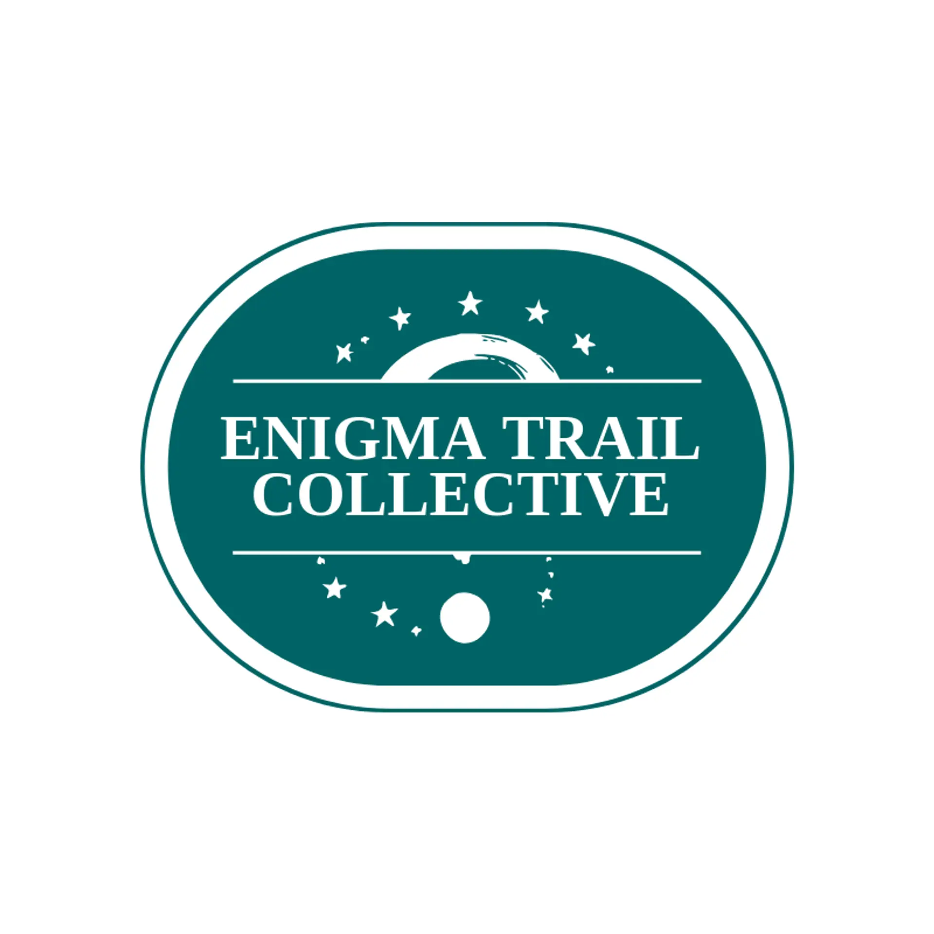 Enigma Trail Collective logo for mystery