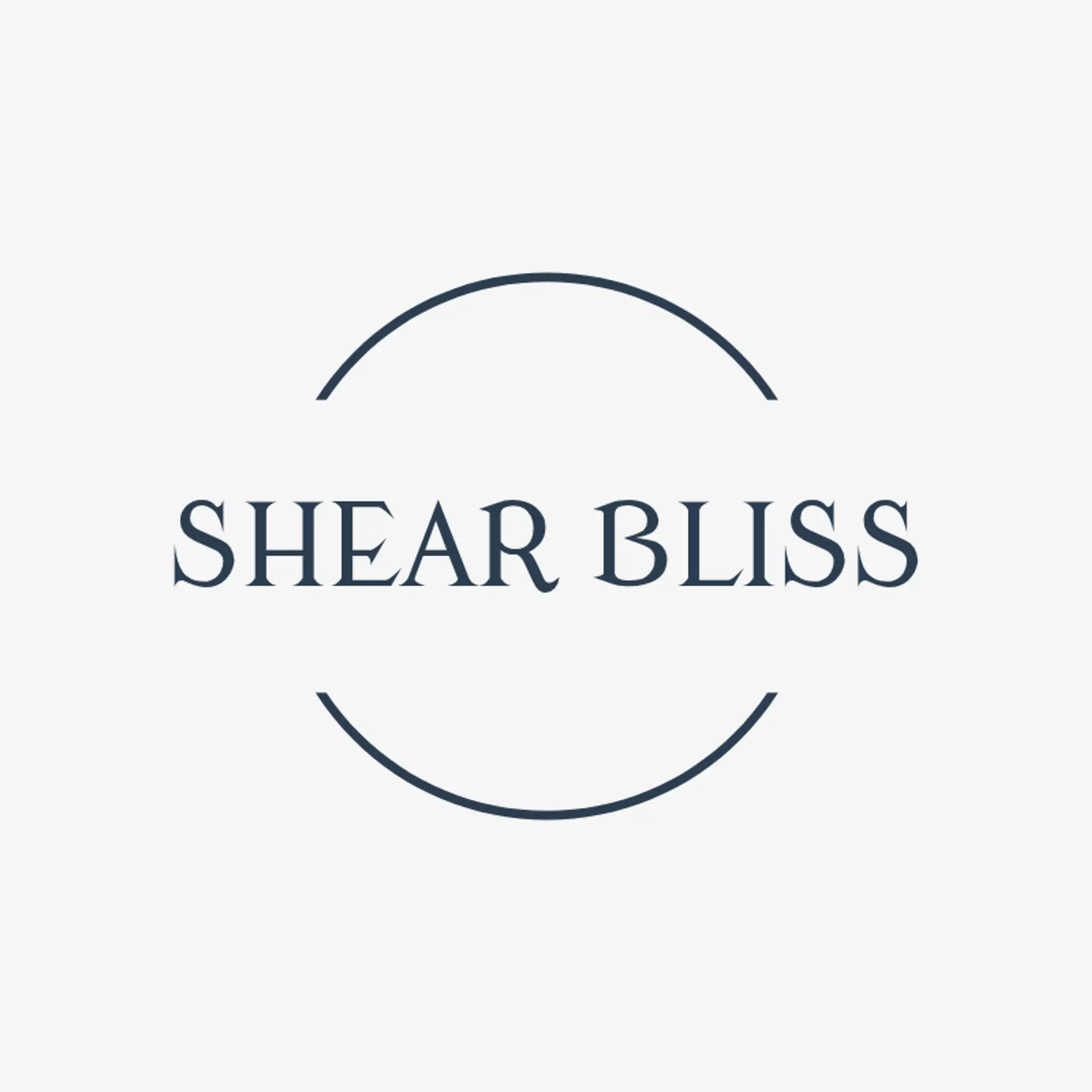 Shear Bliss logo for barber