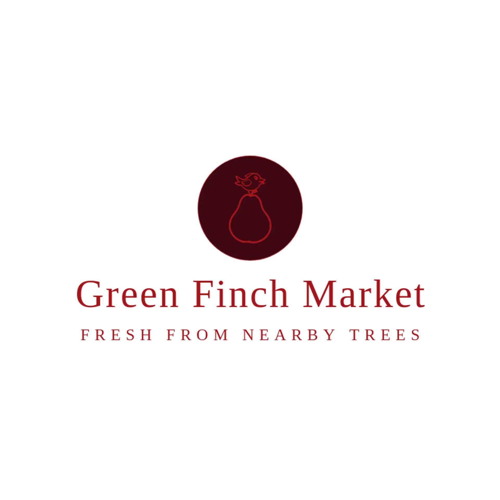 Green Finch Market logo for pear