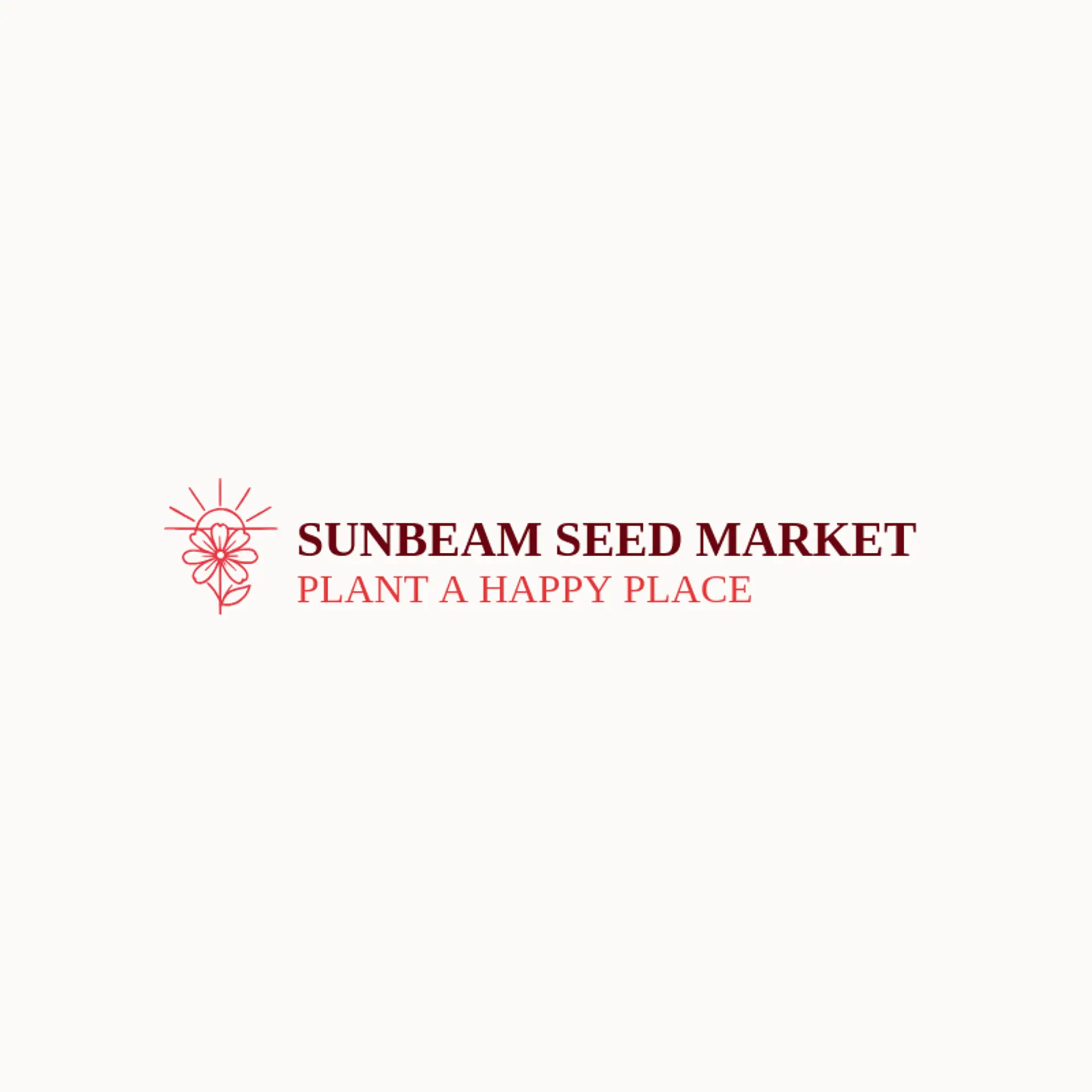 Sunbeam Seed Market logo for wildflower