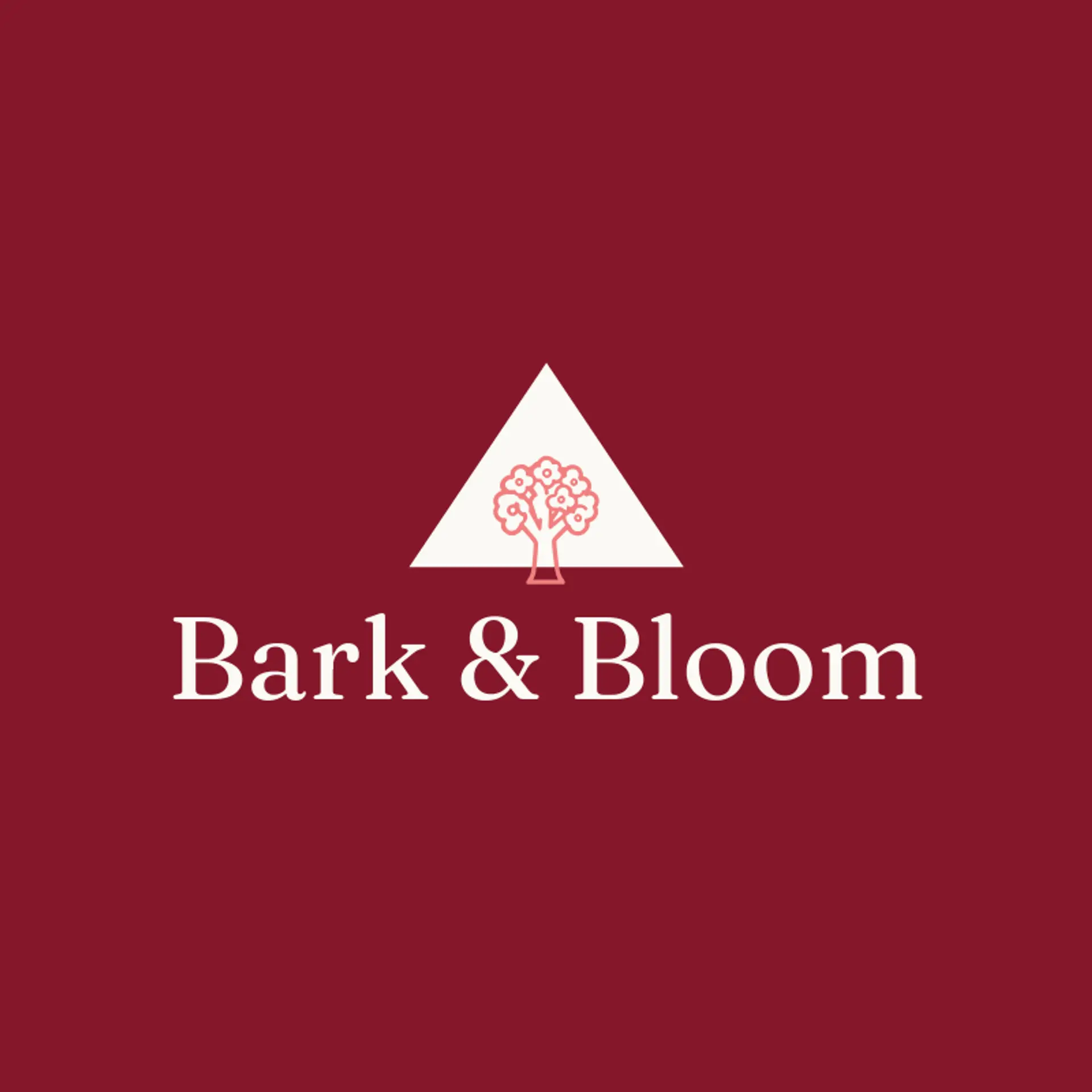 Bark & Bloom logo for tree
