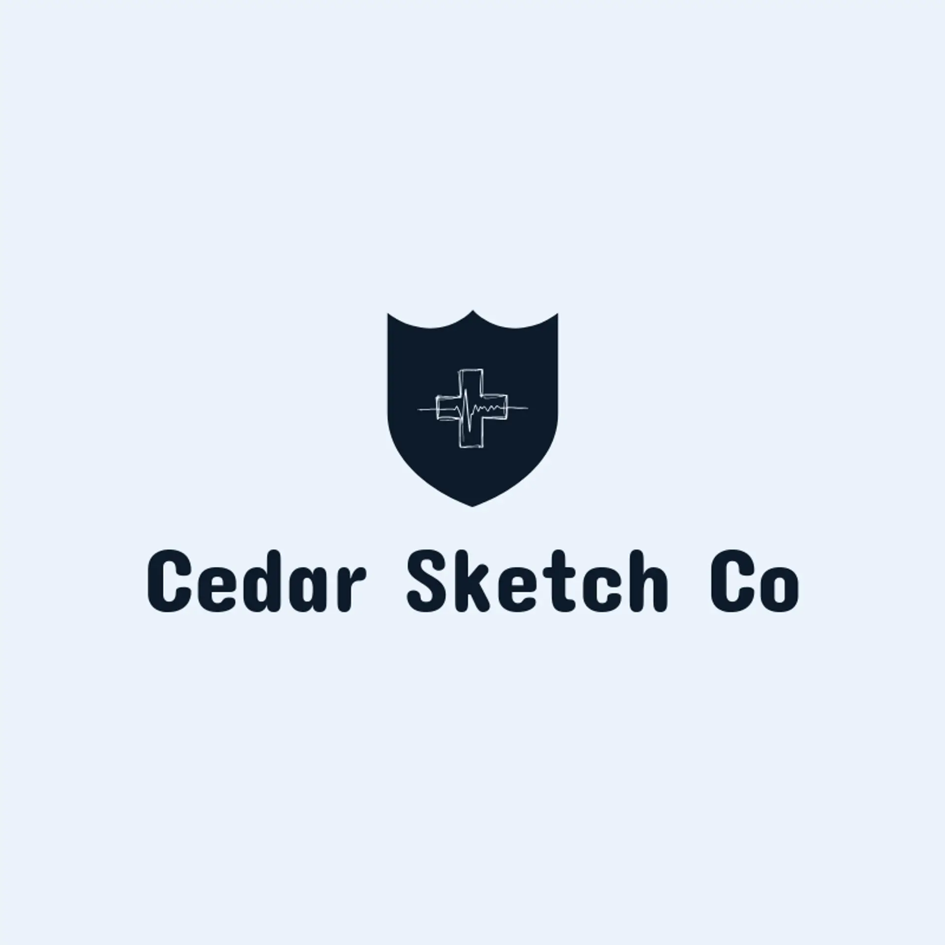 Cedar Sketch Co logo for line