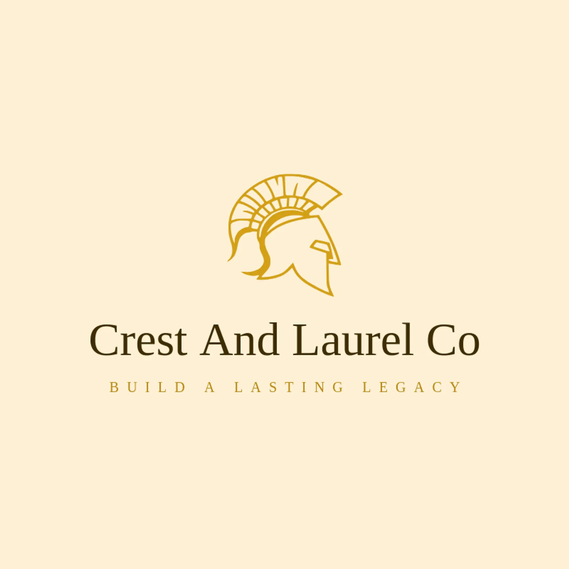 Crest and Laurel Co logo for trojan