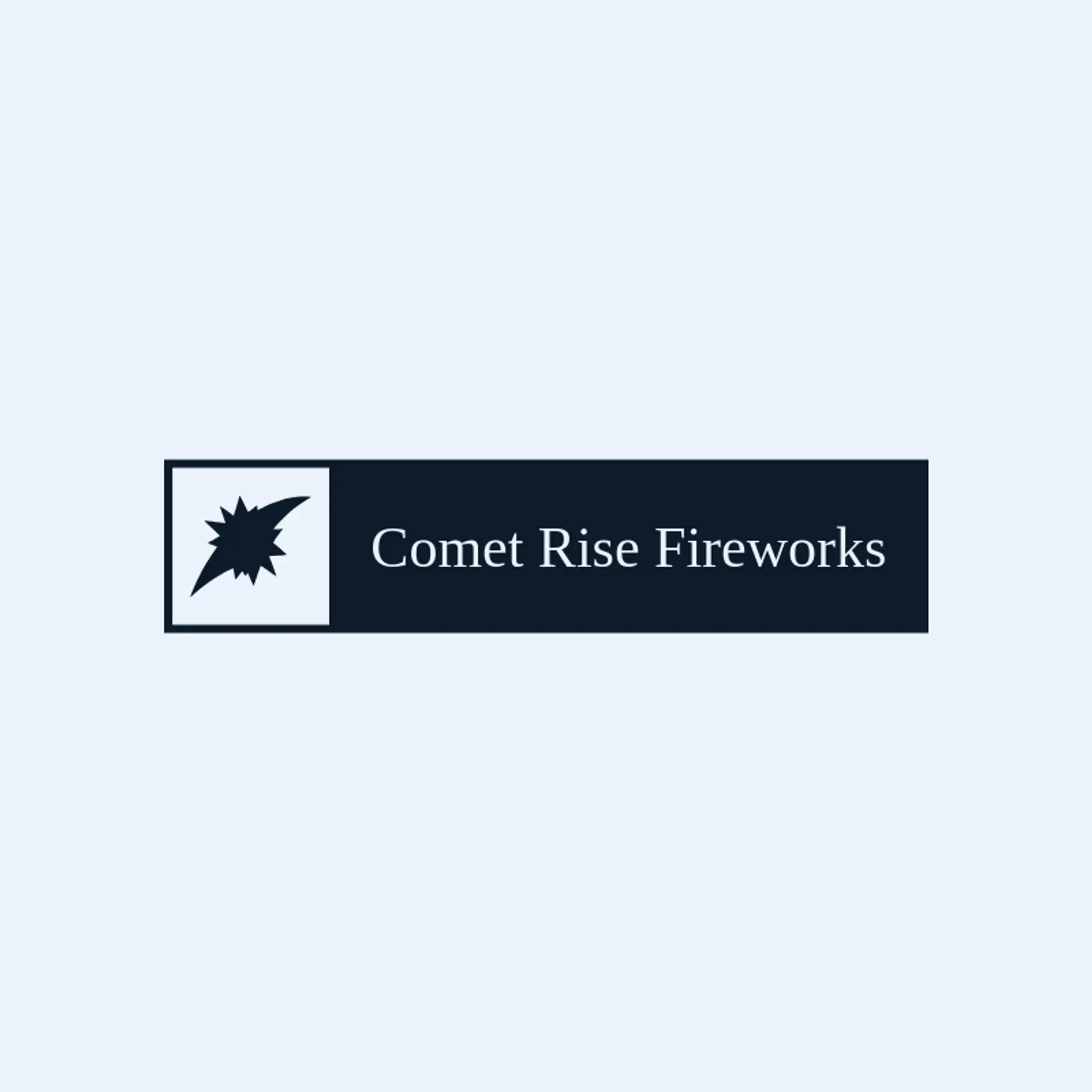 Comet Rise Fireworks logo for explosion