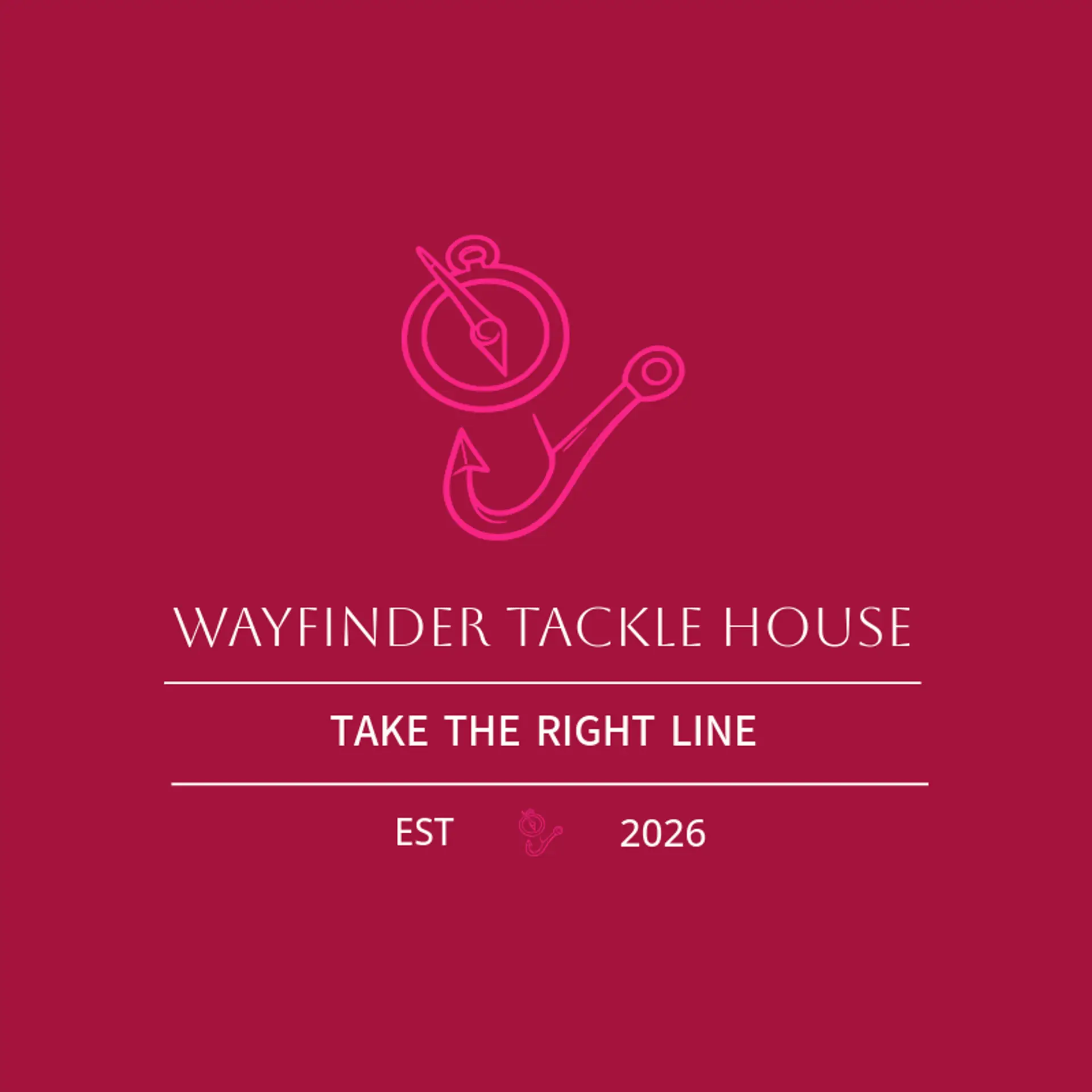 Wayfinder Tackle House logo for fishing