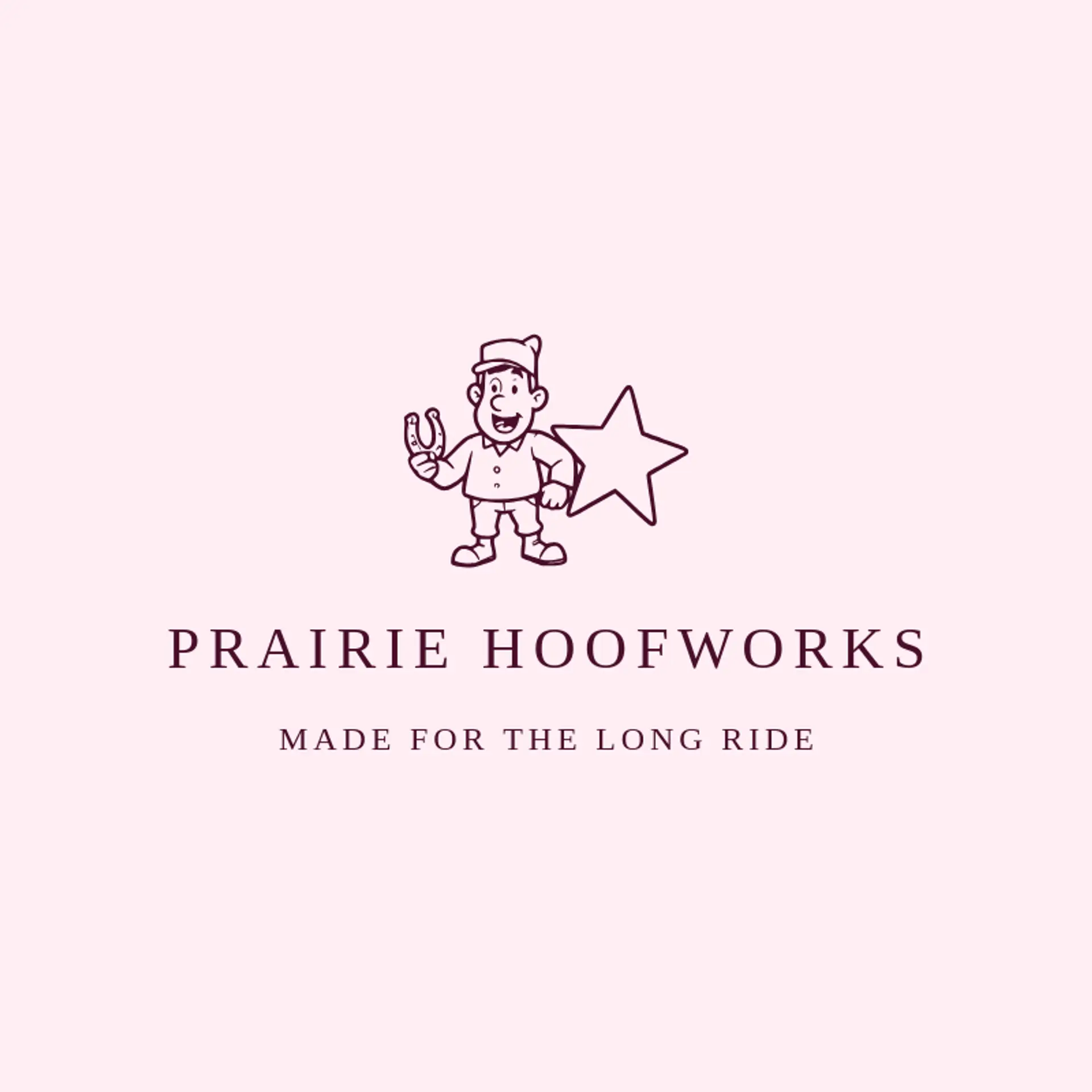 Prairie Hoofworks logo for farrier