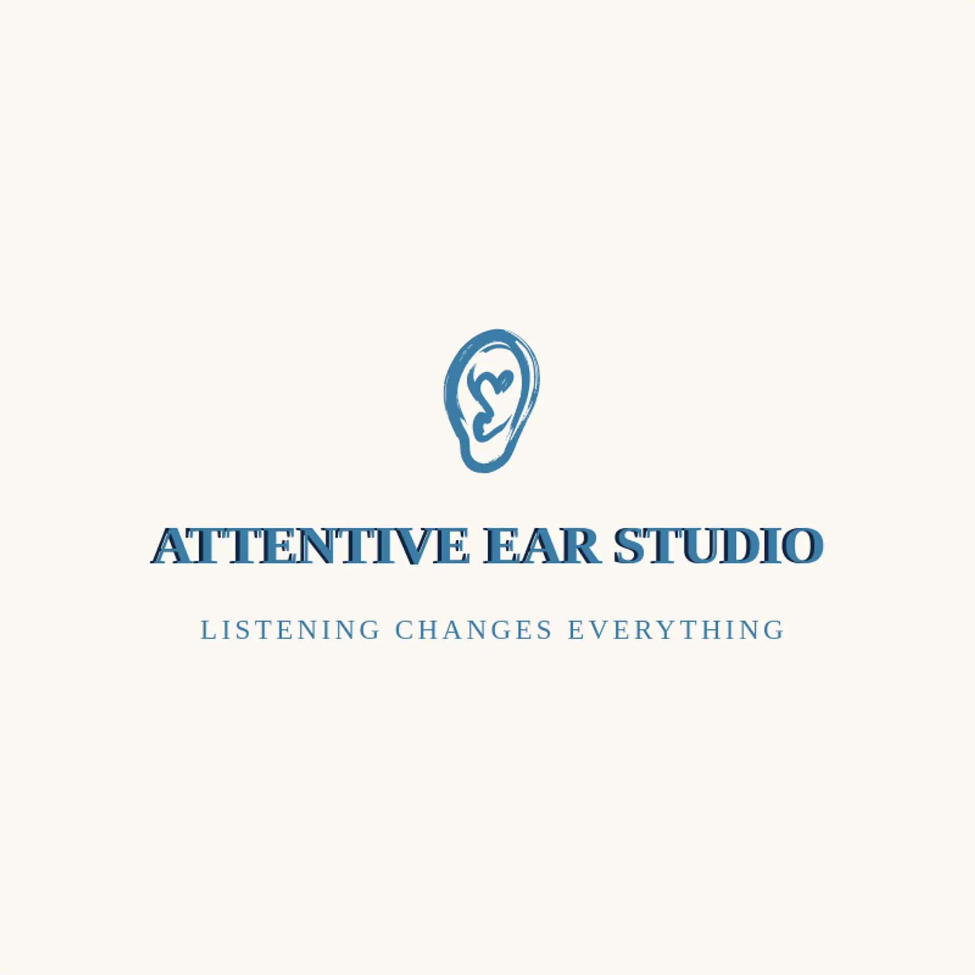 Attentive Ear Studio logo for therapy