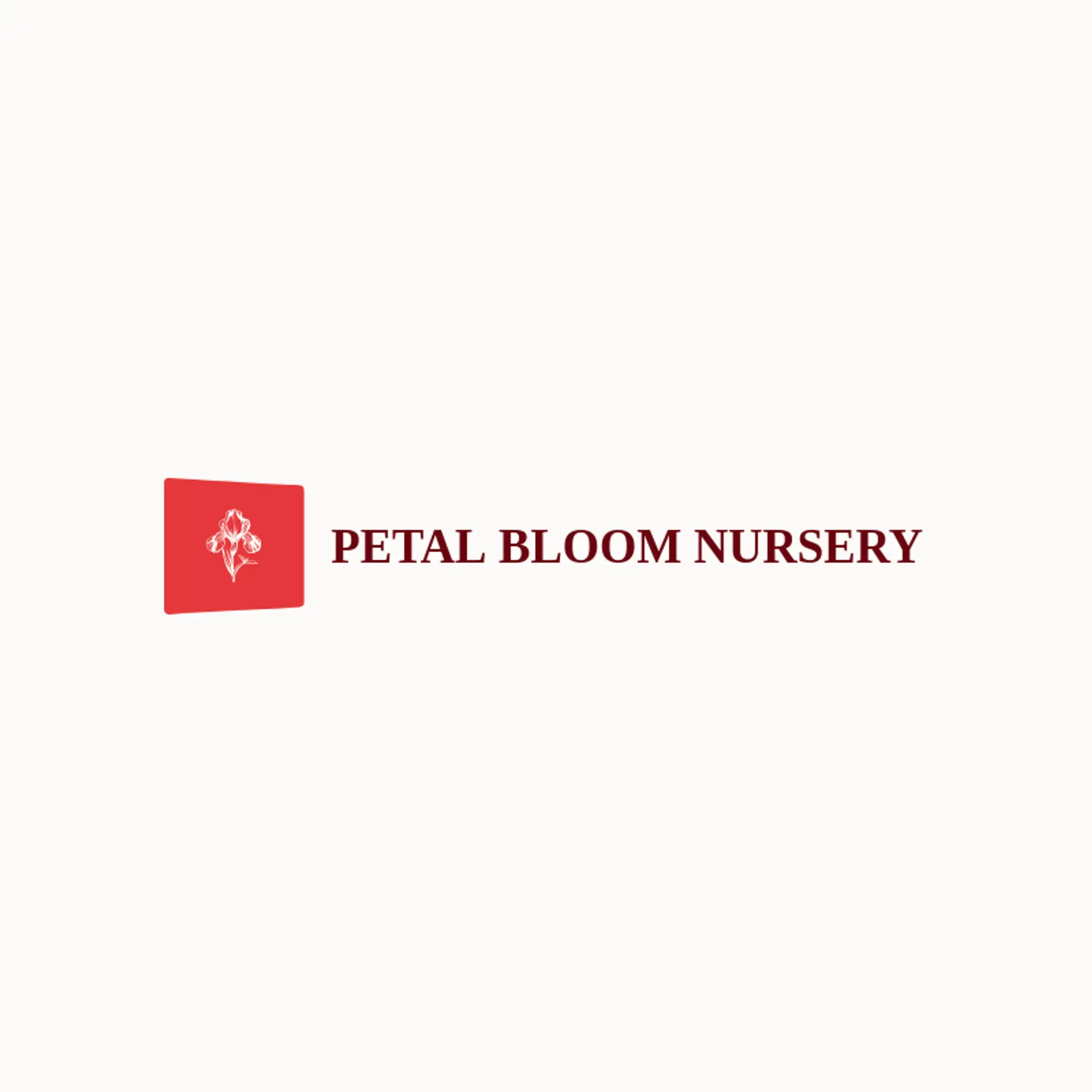 Petal Bloom Nursery logo for iris