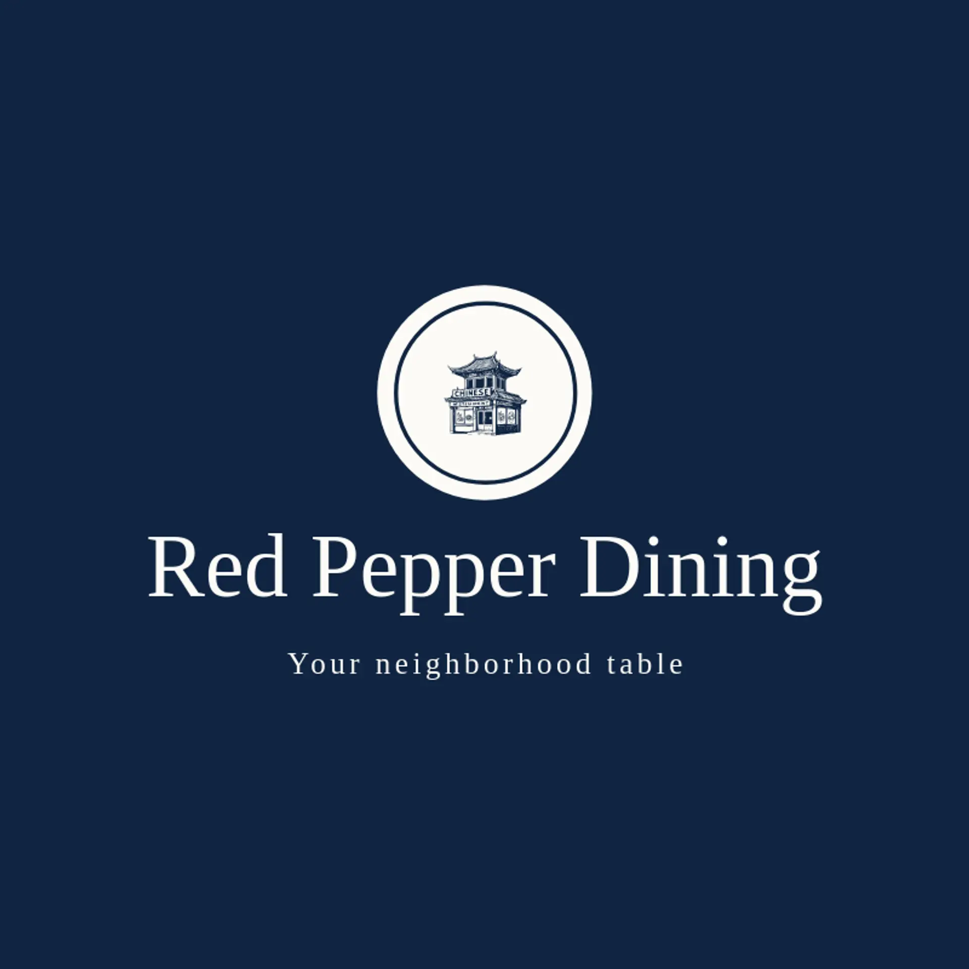 Red Pepper Dining logo for chinese restaurant