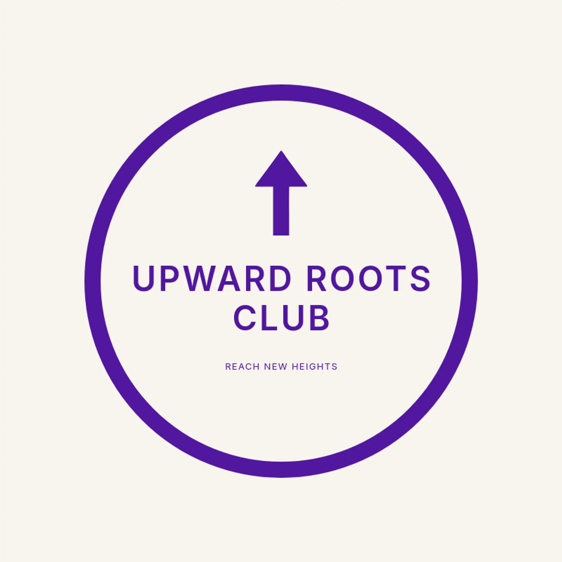 Upward Roots Club logo for stem