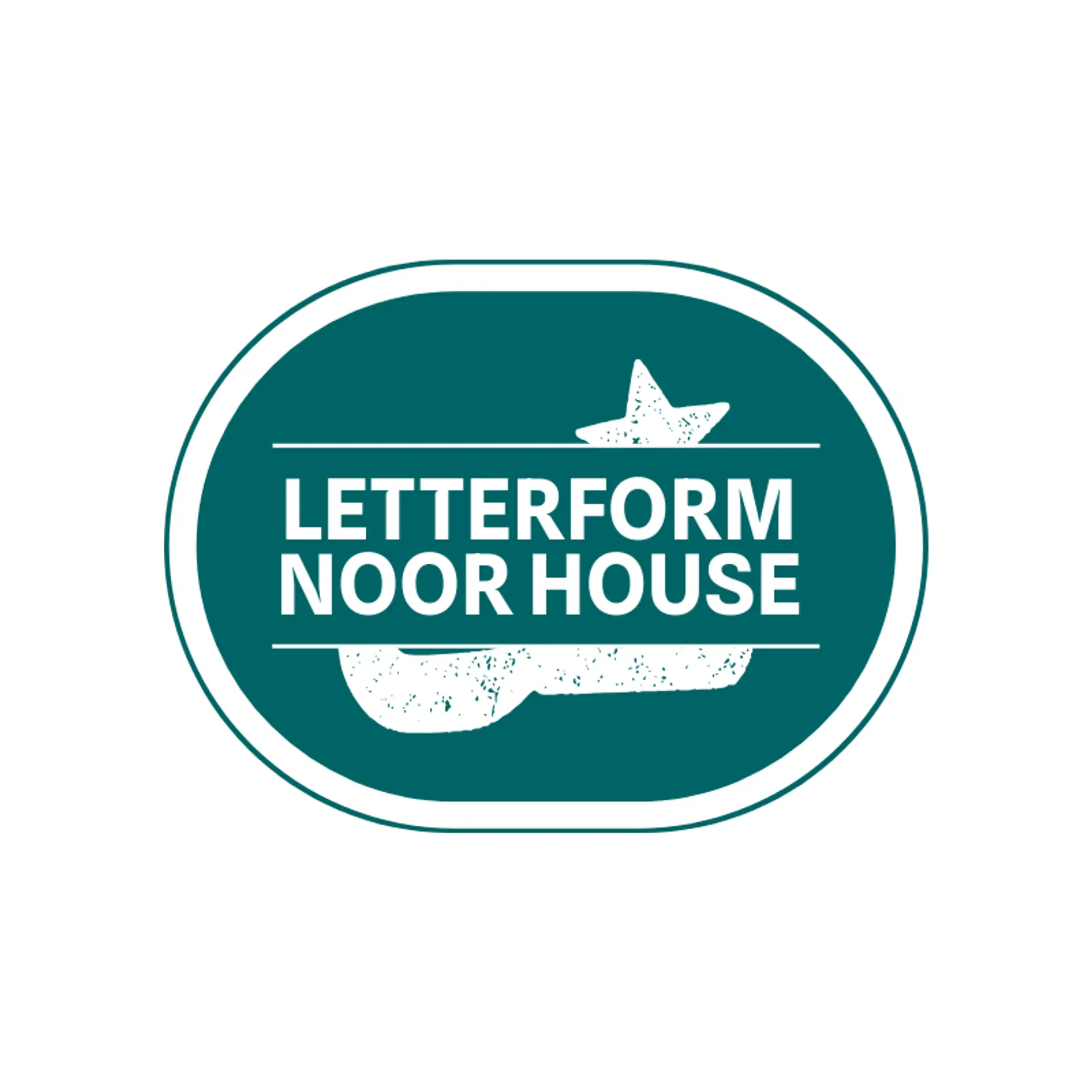 Letterform Noor House logo for arabic