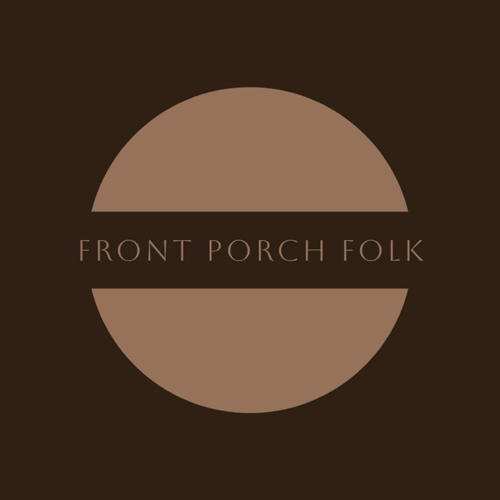 Front Porch Folk logo for country music