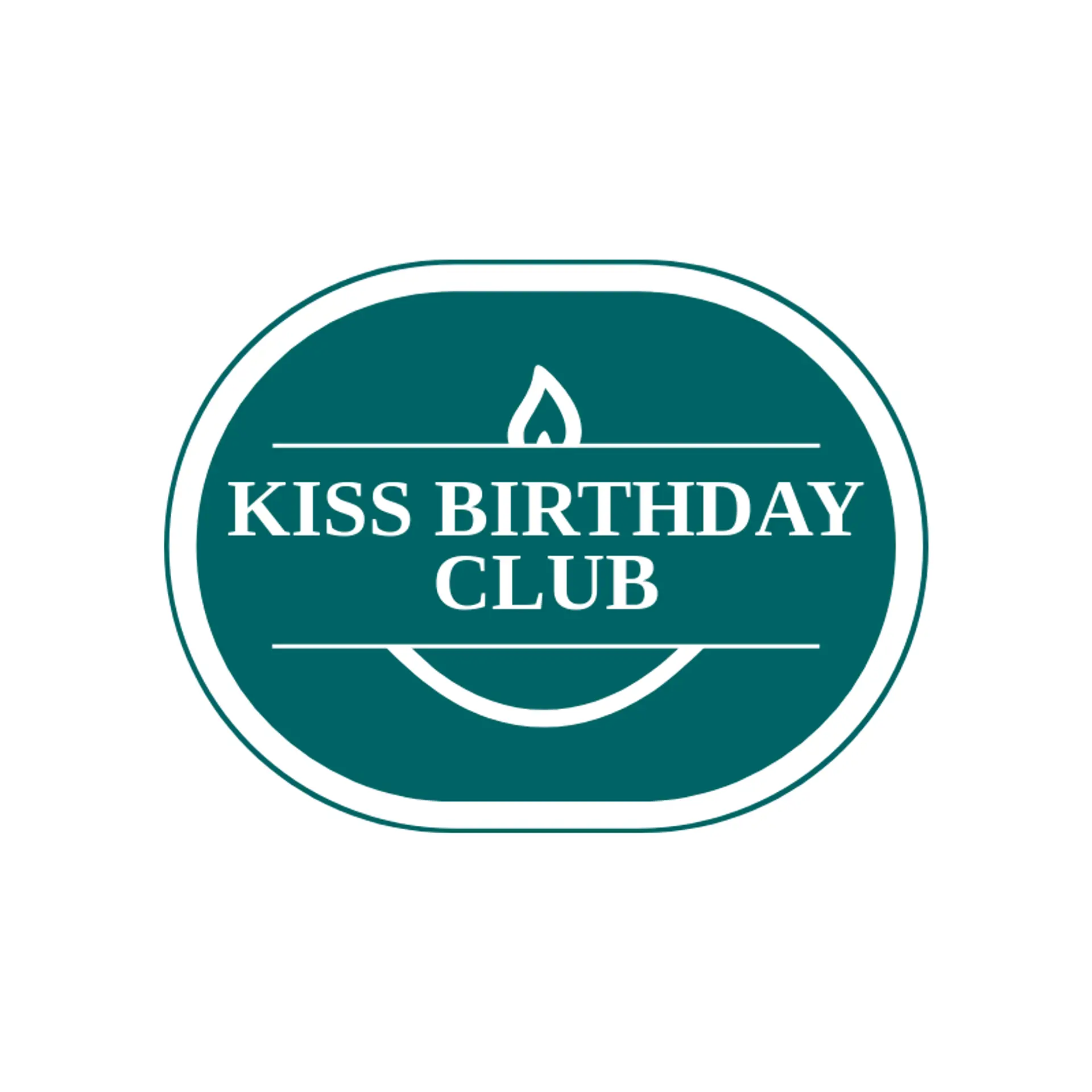 Kiss Birthday Club logo for kiss