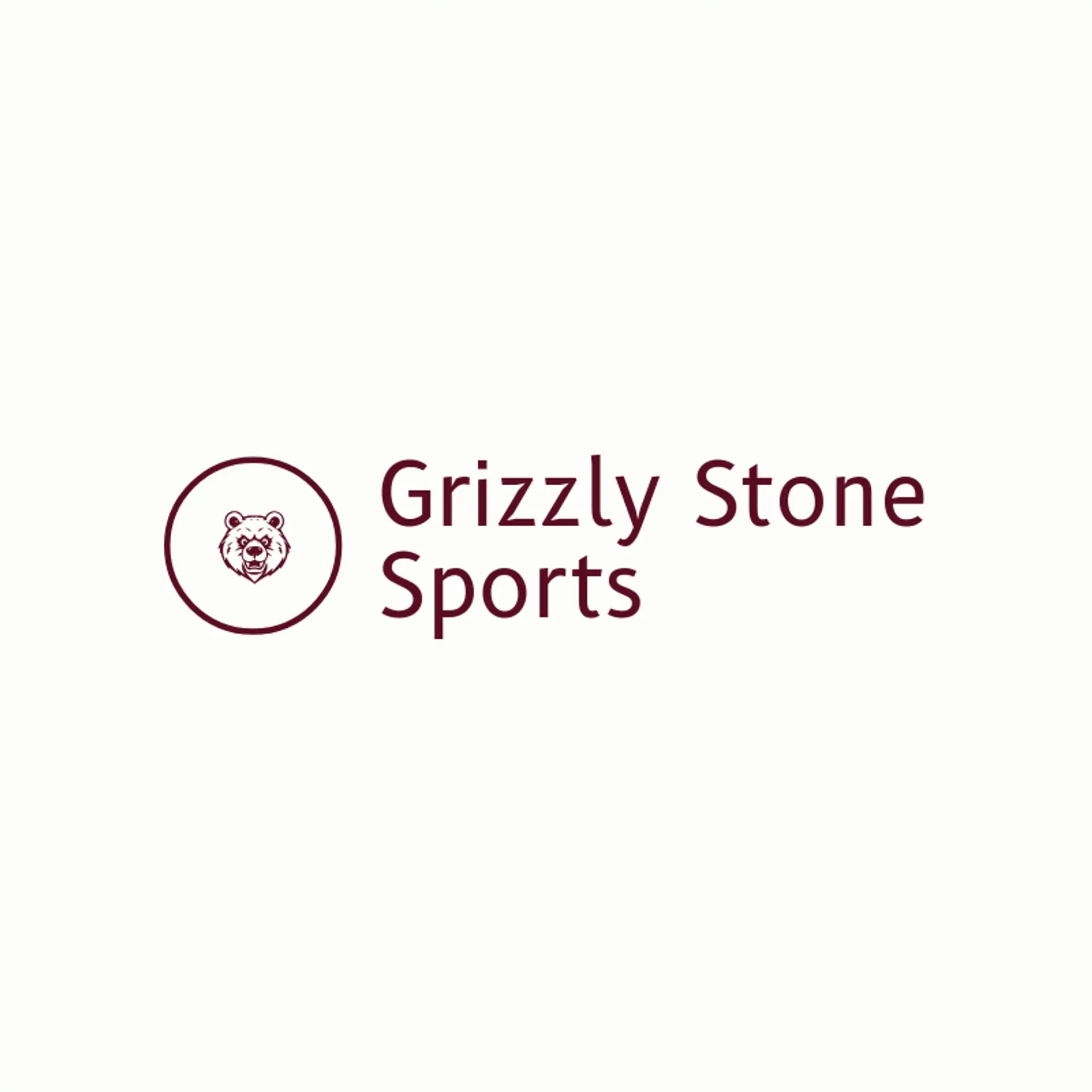 Grizzly Stone Sports logo for grizzly