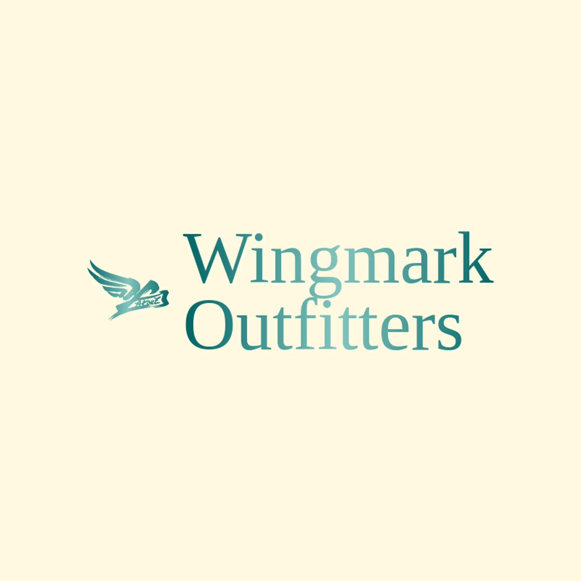 Wingmark Outfitters logo for airforce