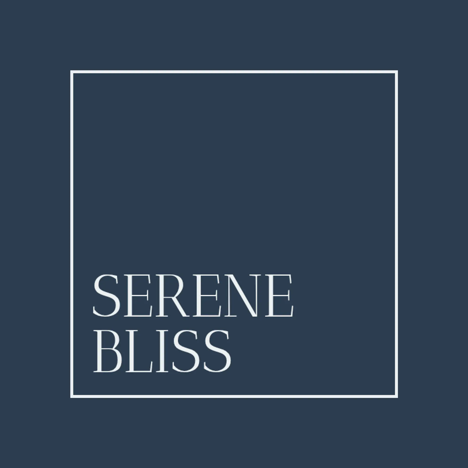 Serene Bliss logo for beauty spa