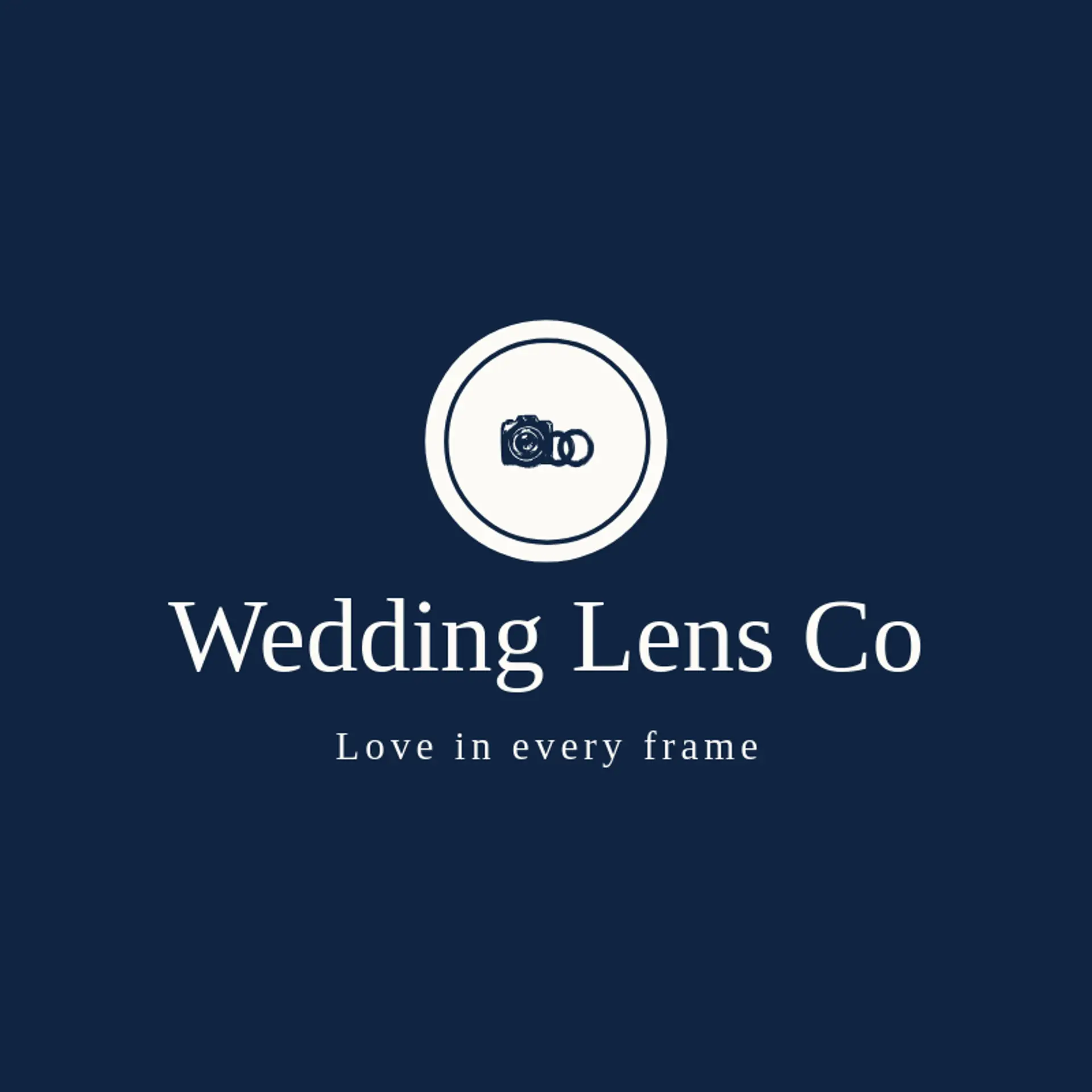 Wedding Lens Co logo for photo