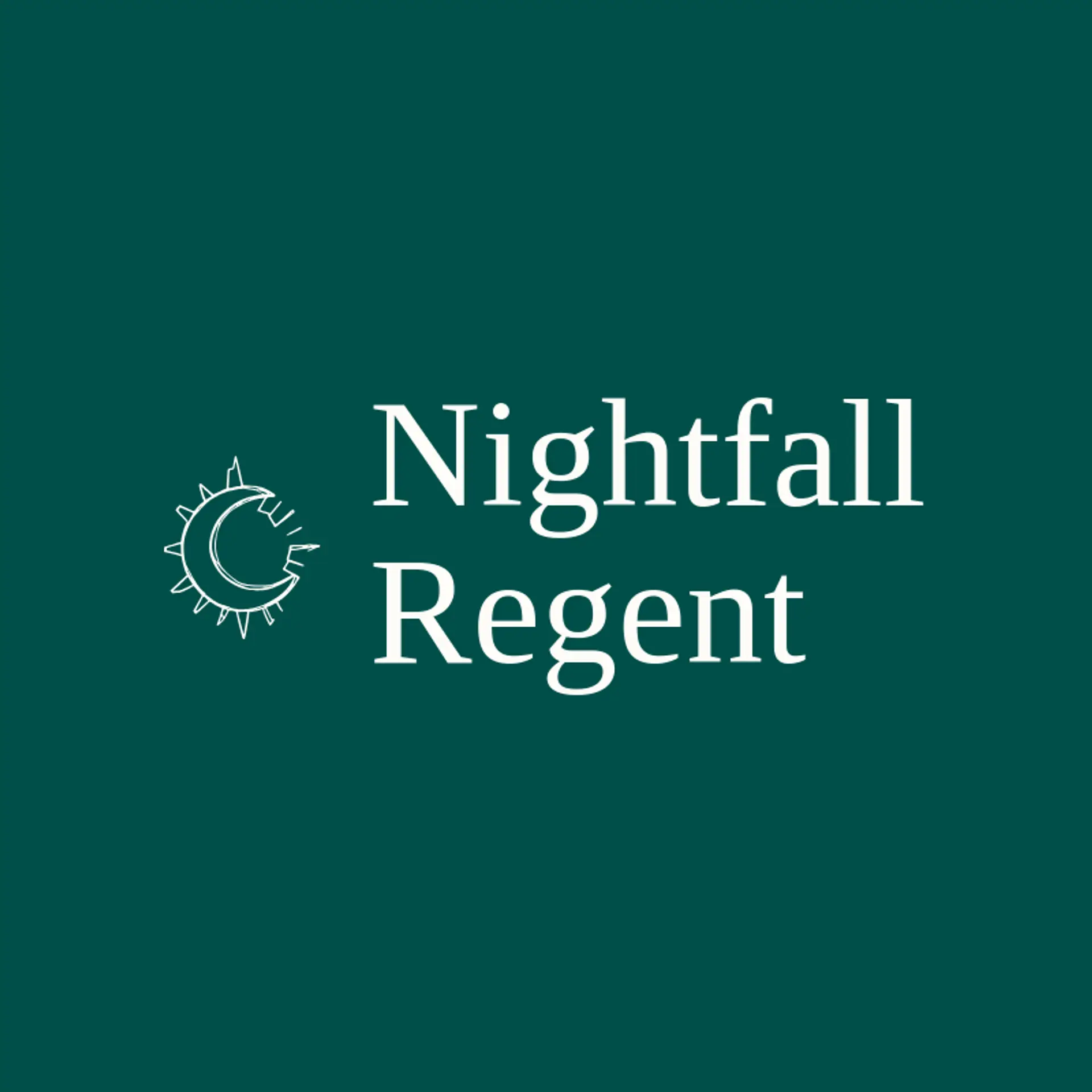 Nightfall Regent logo for art deco