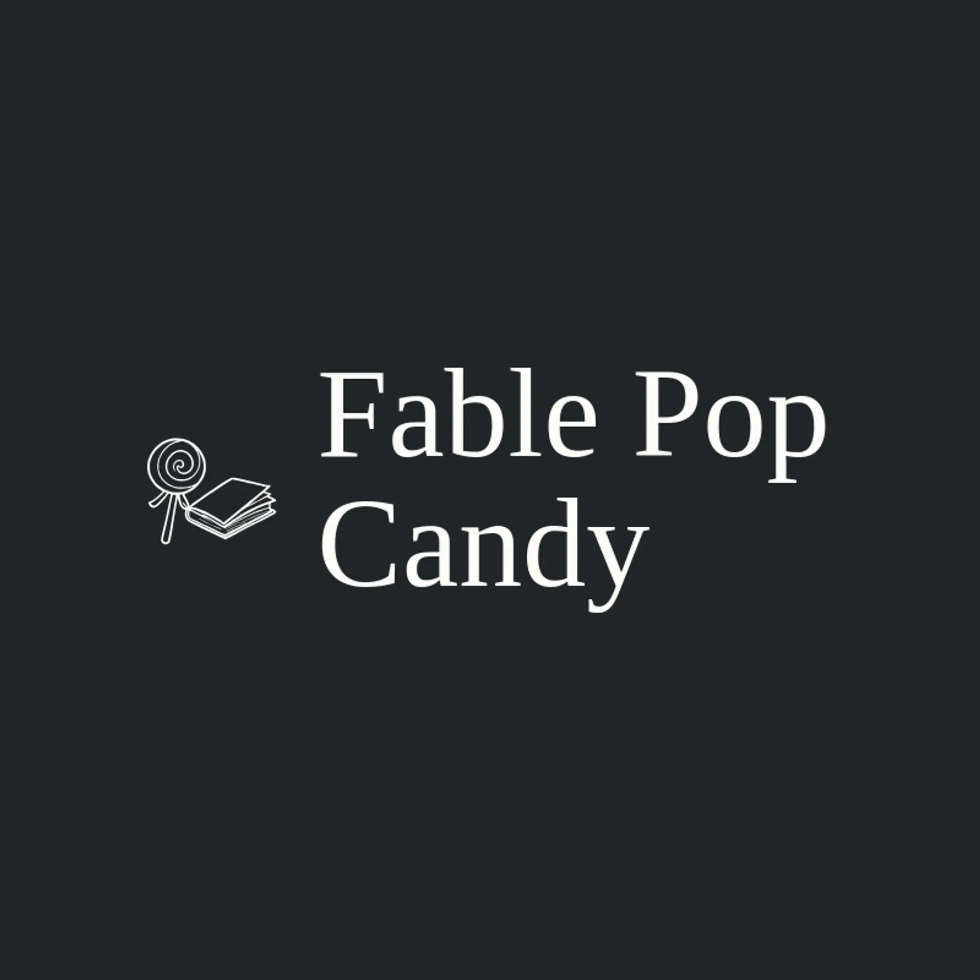 Fable Pop Candy logo for lollipop