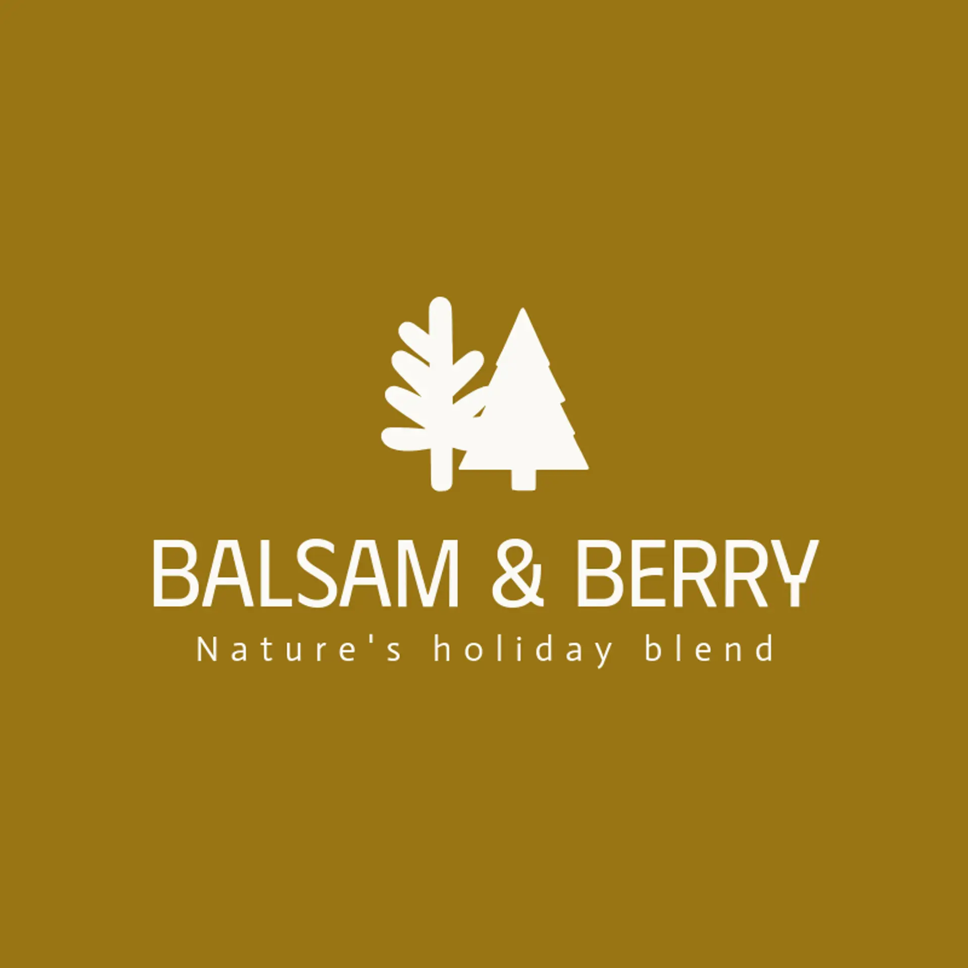 Balsam & Berry logo for christmas tree