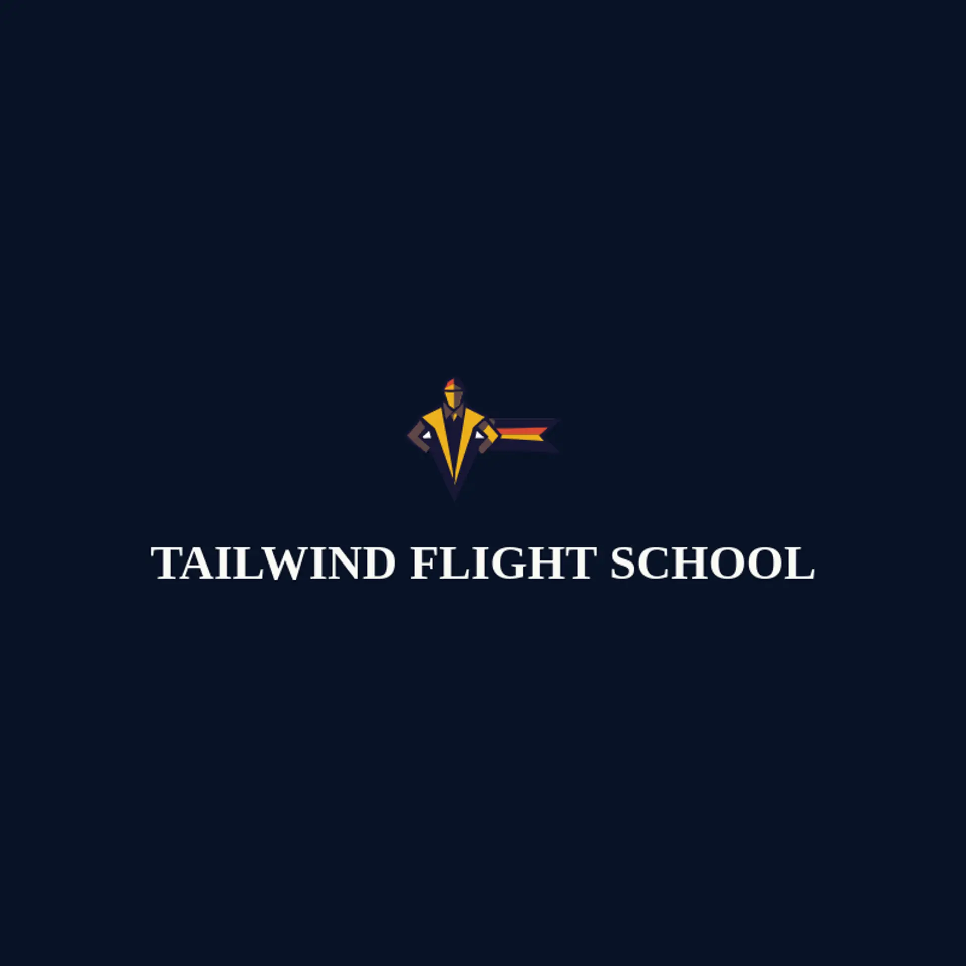 Tailwind Flight School logo for aviator