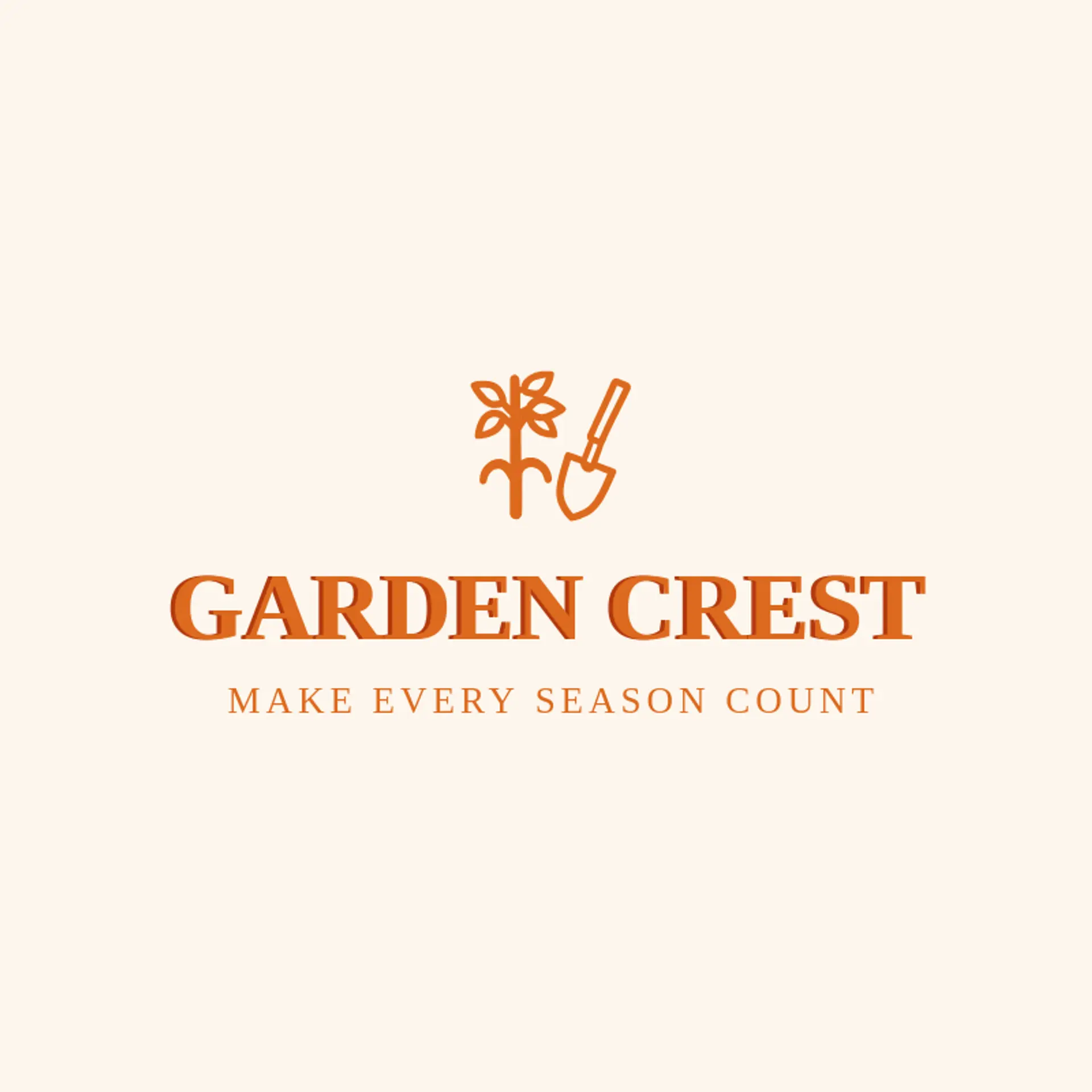 Garden Crest logo for greenhouse
