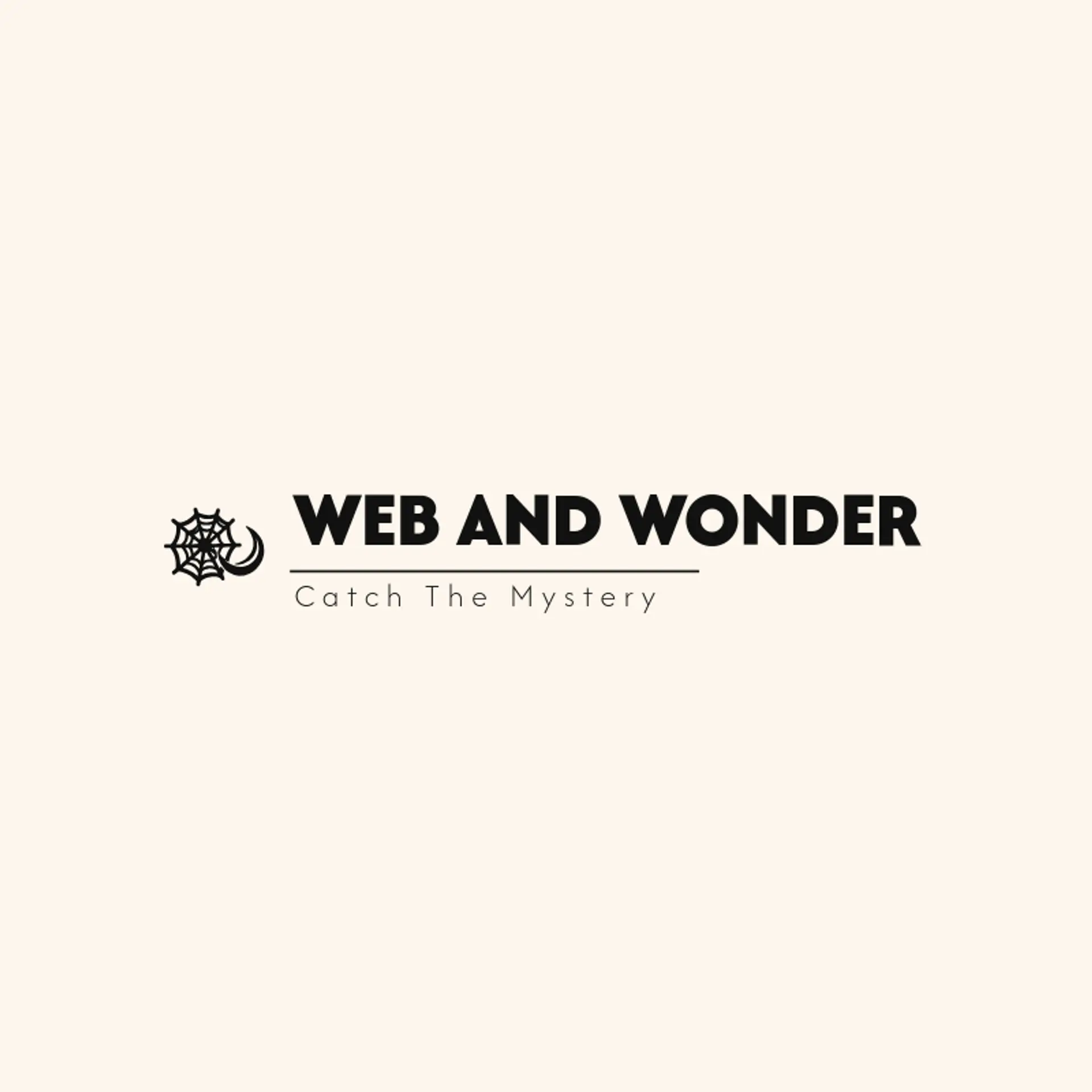 Web And Wonder logo for halloween