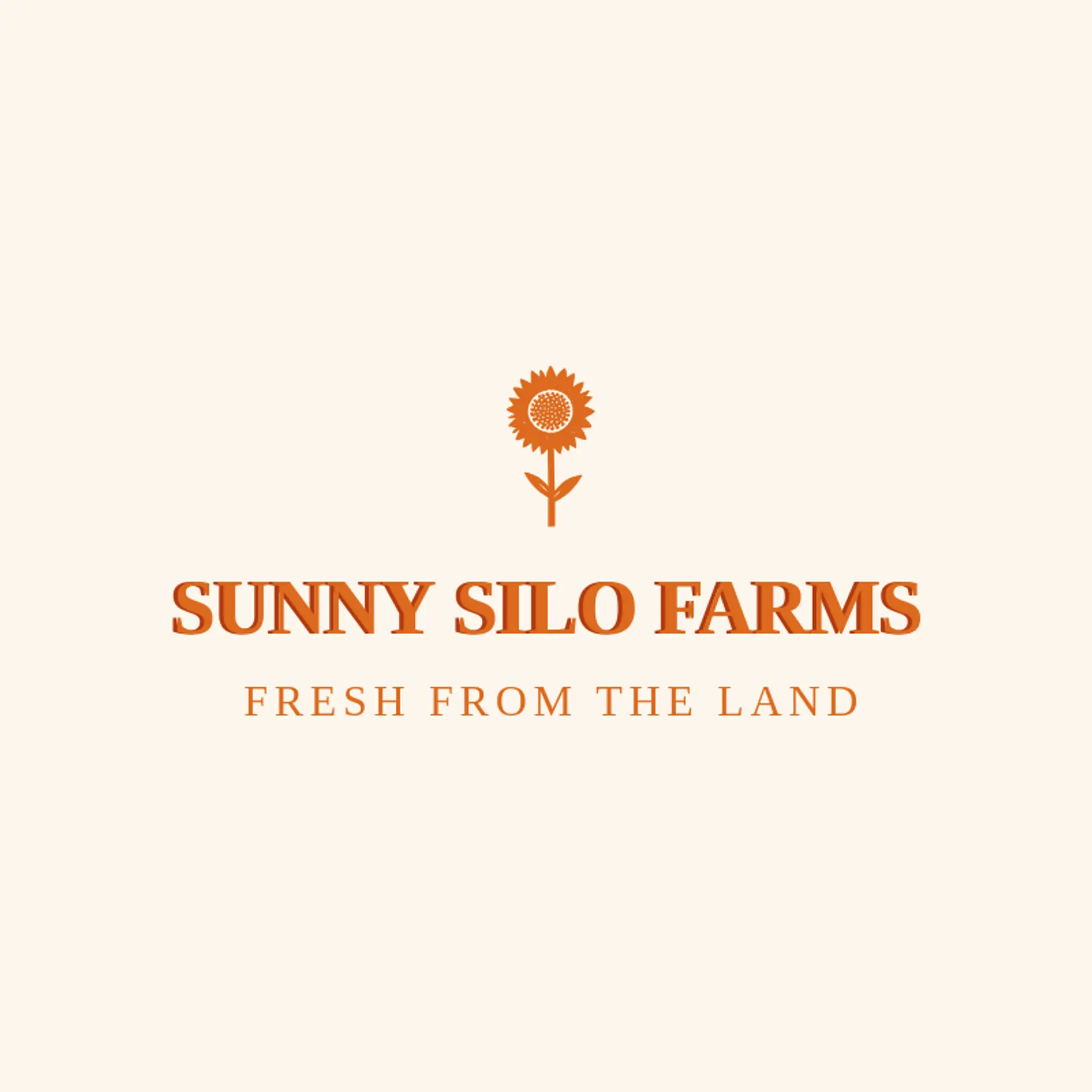 Sunny Silo Farms logo for harvest