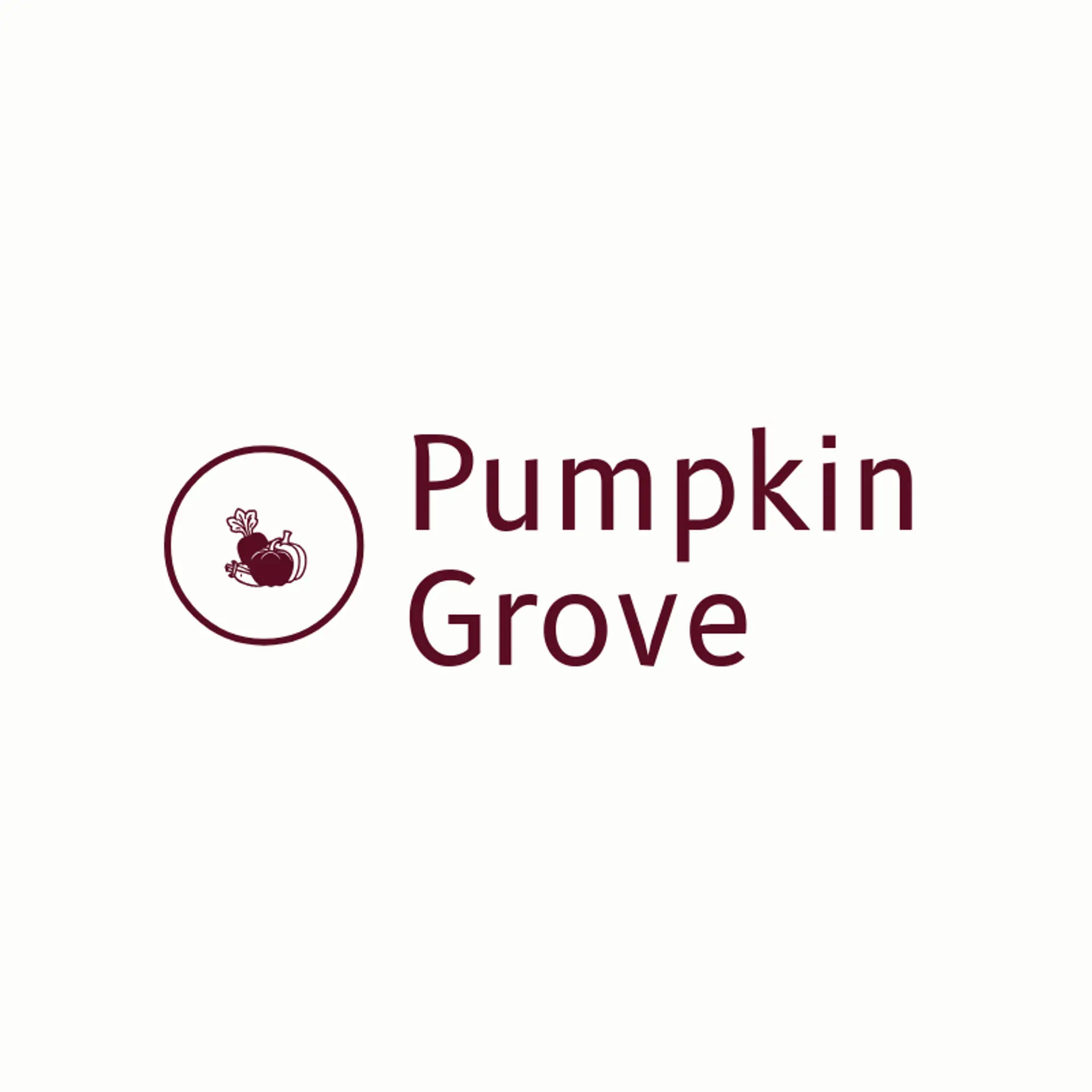 Pumpkin Grove logo for pumpkin