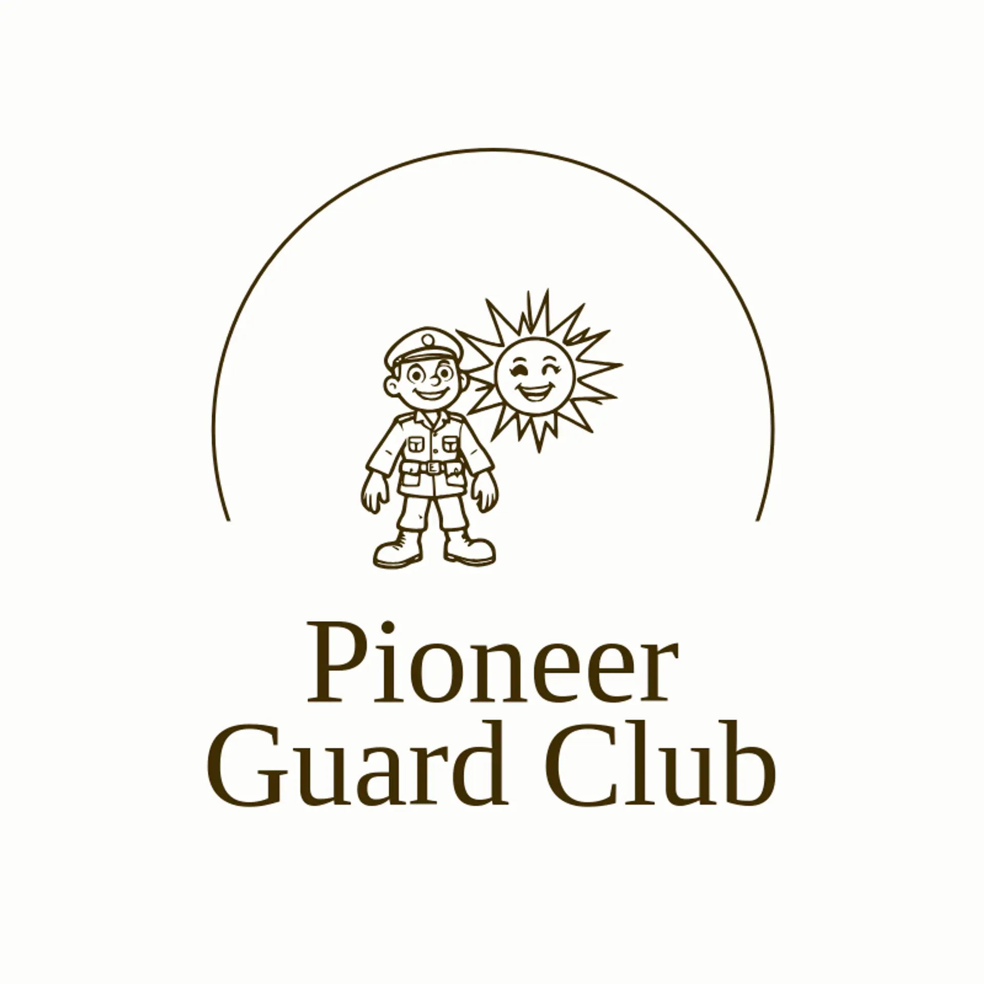 Pioneer Guard Club logo for militia